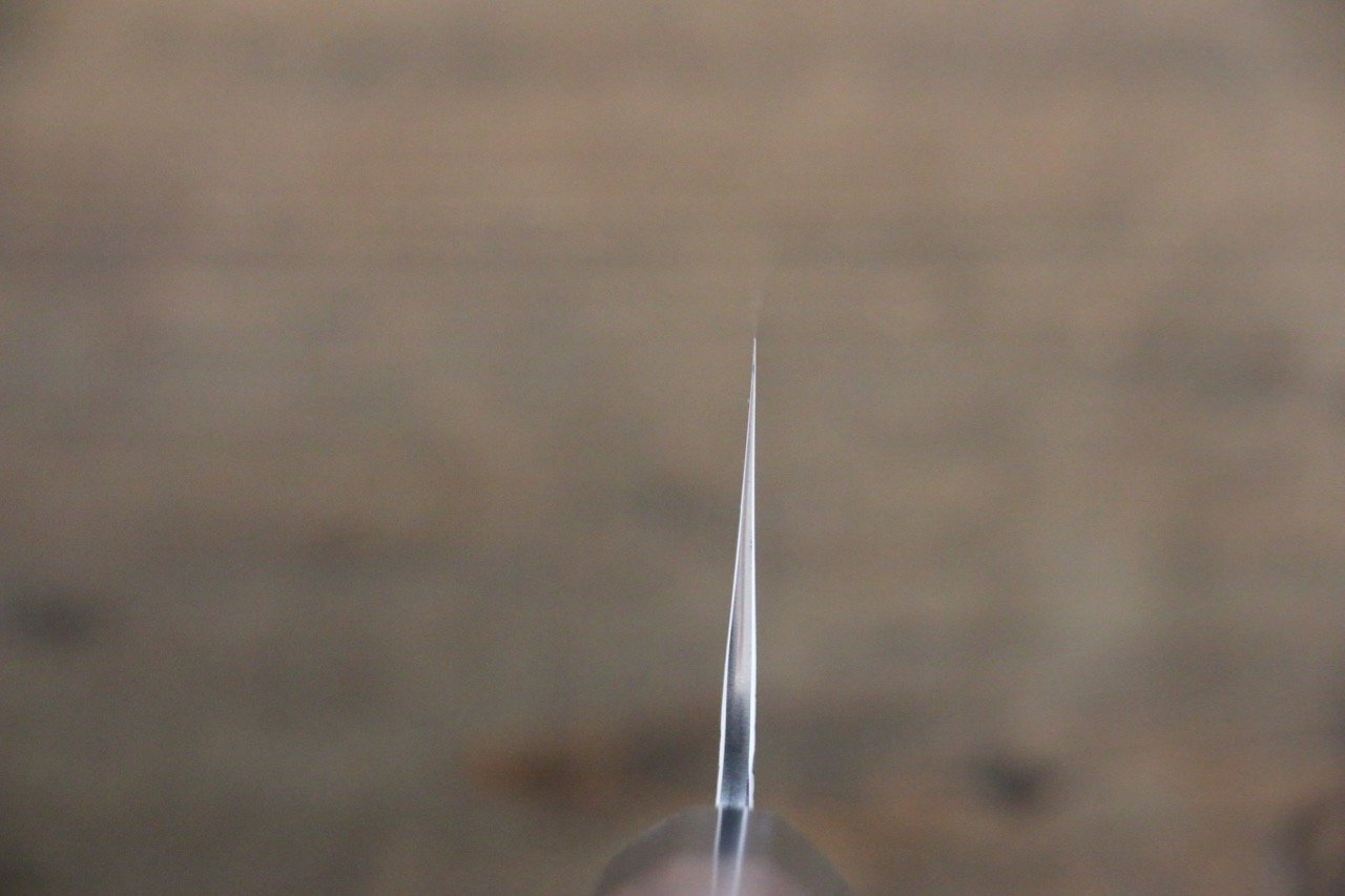 Yu Kurosaki Blue Super Clad Hammered Kurouchi Nakiri Japanese Chef Knife 165mm - Seisuke Knife