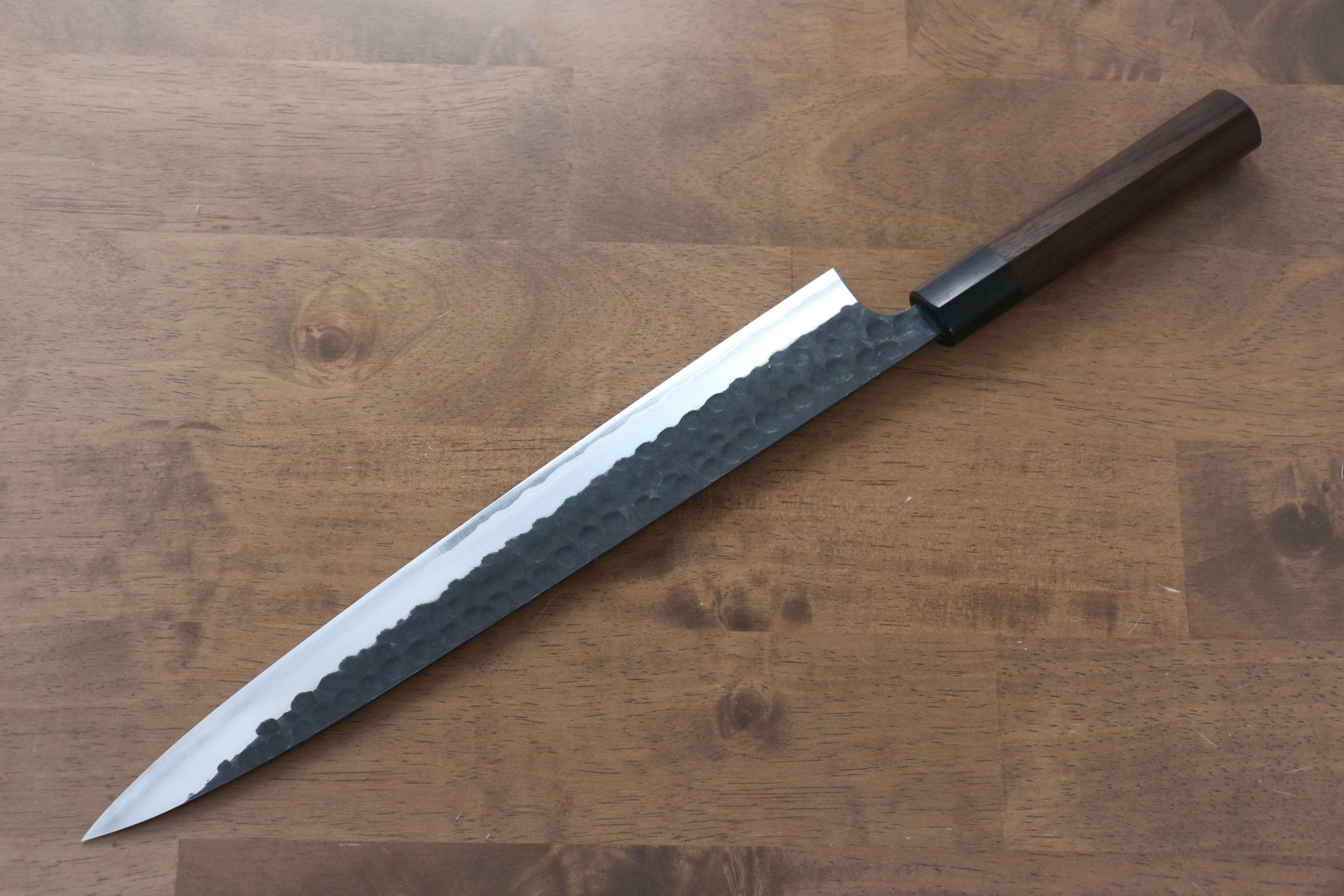 Anryu Blue Super Sujihiki 300mm Shitan Handle - Seisuke Knife