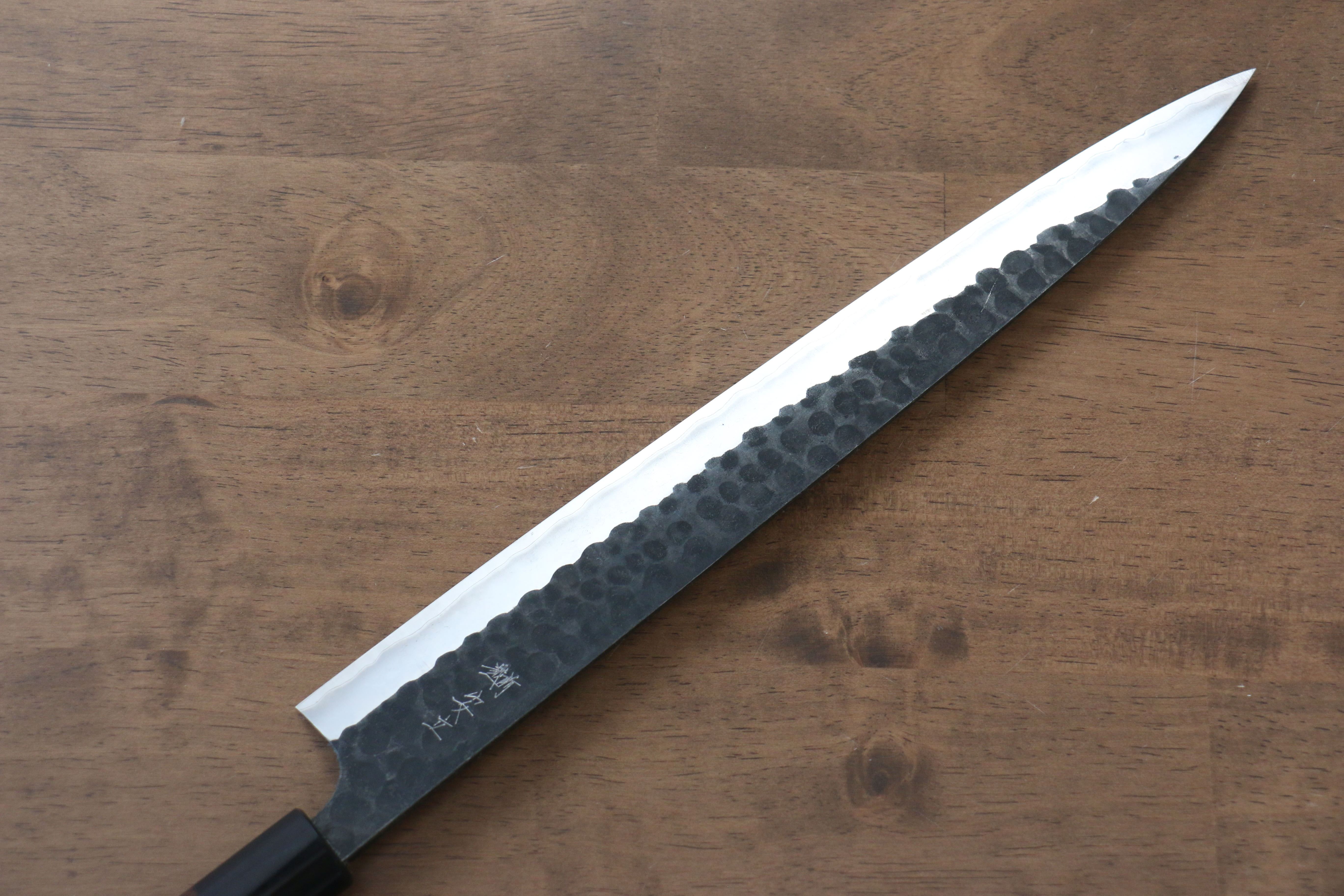 Anryu Blue Super Sujihiki 300mm Shitan Handle - Seisuke Knife