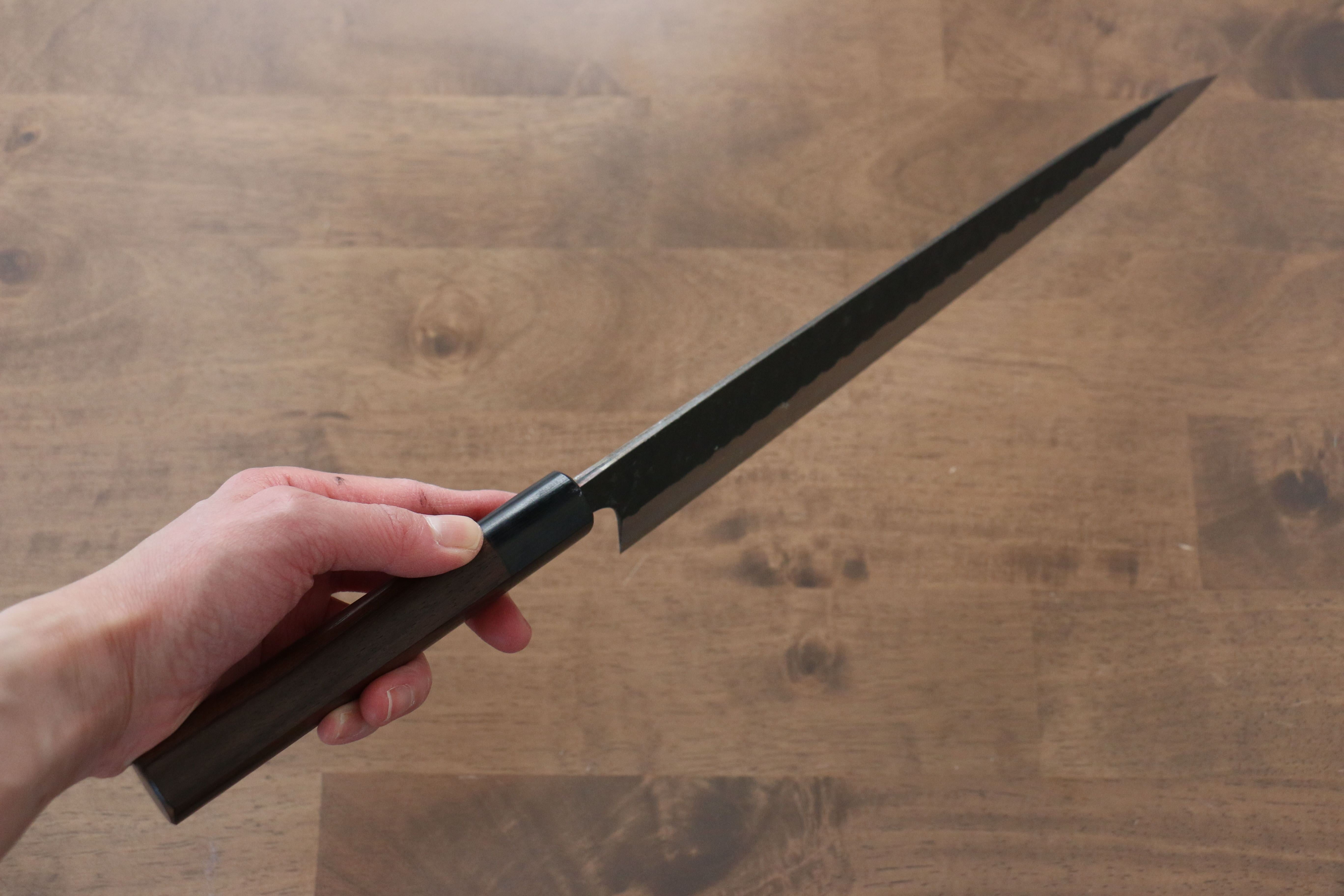 Anryu Blue Super Sujihiki 300mm Shitan Handle - Seisuke Knife