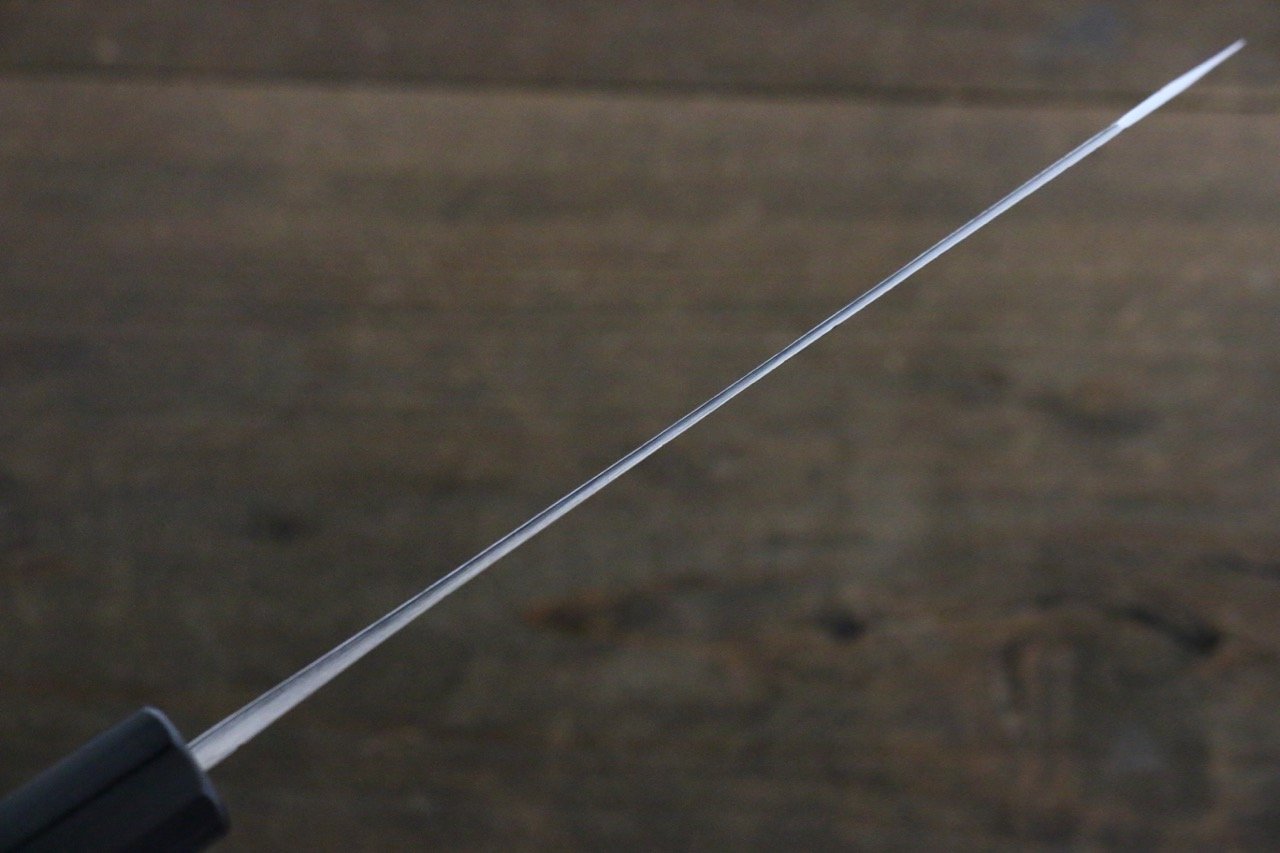 Yu Kurosaki Blue Super Clad Hammered Kurouchi Bunka Japanese Chef Knife 165mm - Seisuke Knife