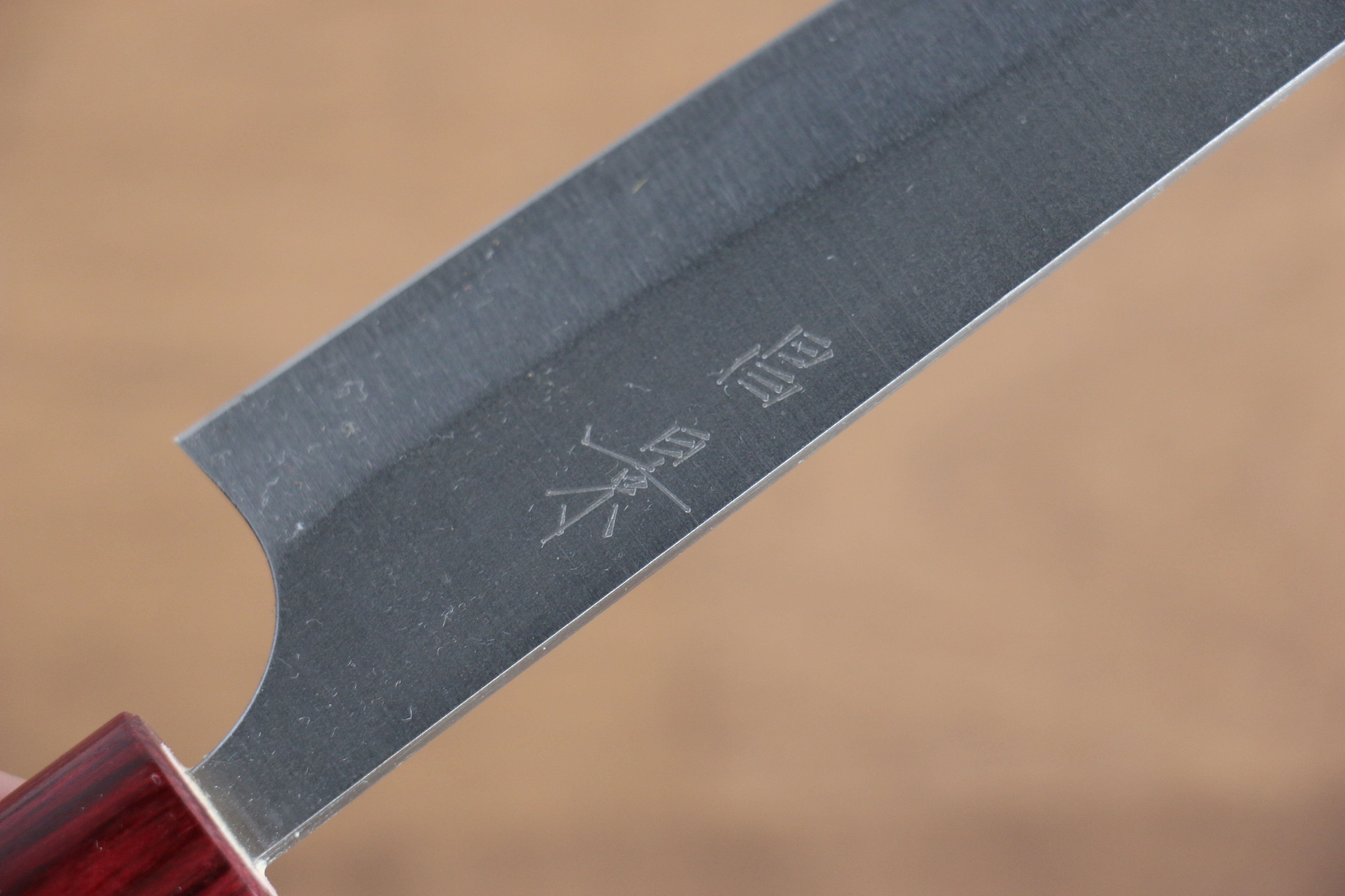 Masakage Yuki White Steel No.2 Nashiji Petty-Utility 120mm Magnolia Handle - Seisuke Knife