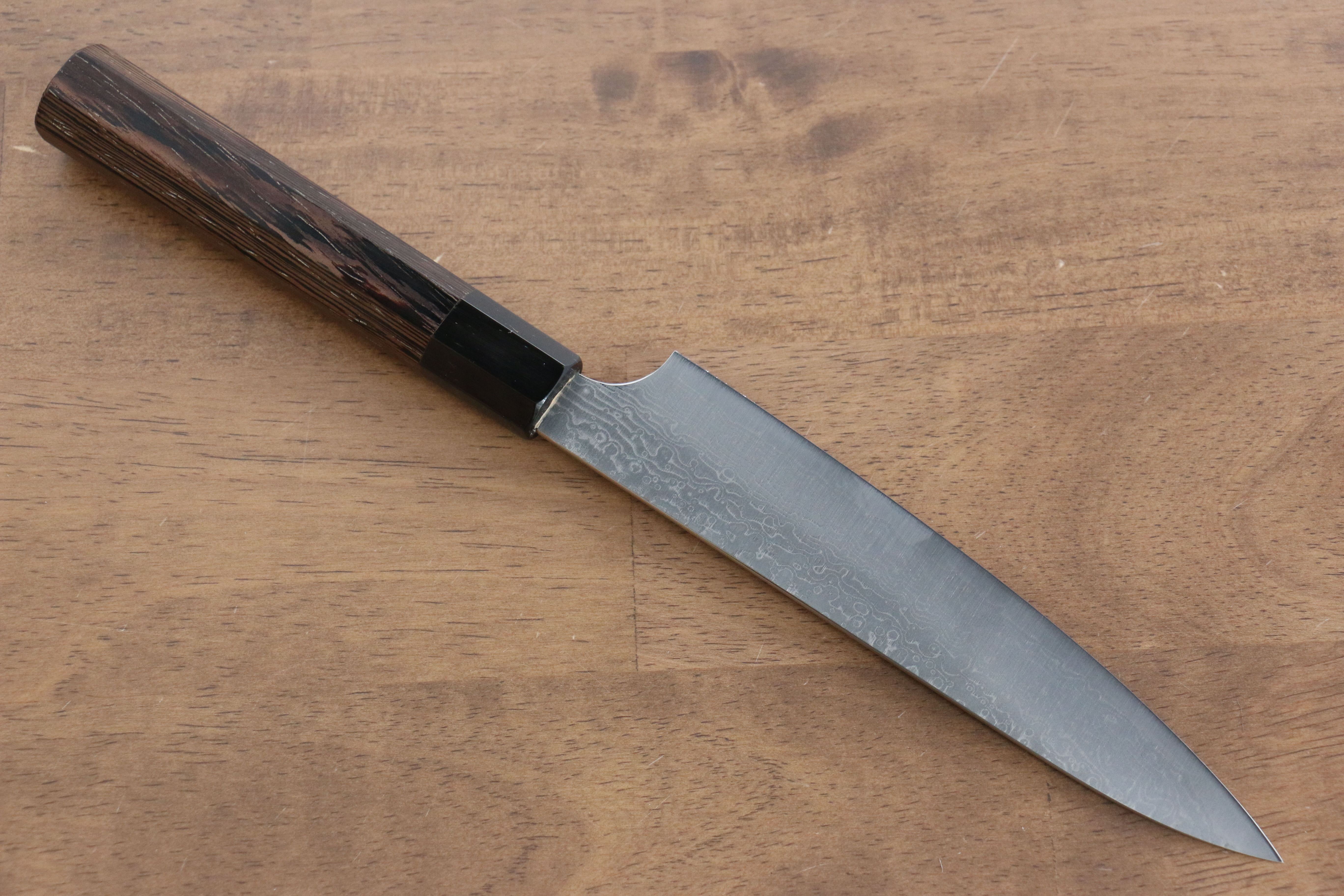 Kei Kobayashi SG2 Damascus Petty-Utility 150mm Wenge Handle - Seisuke Knife