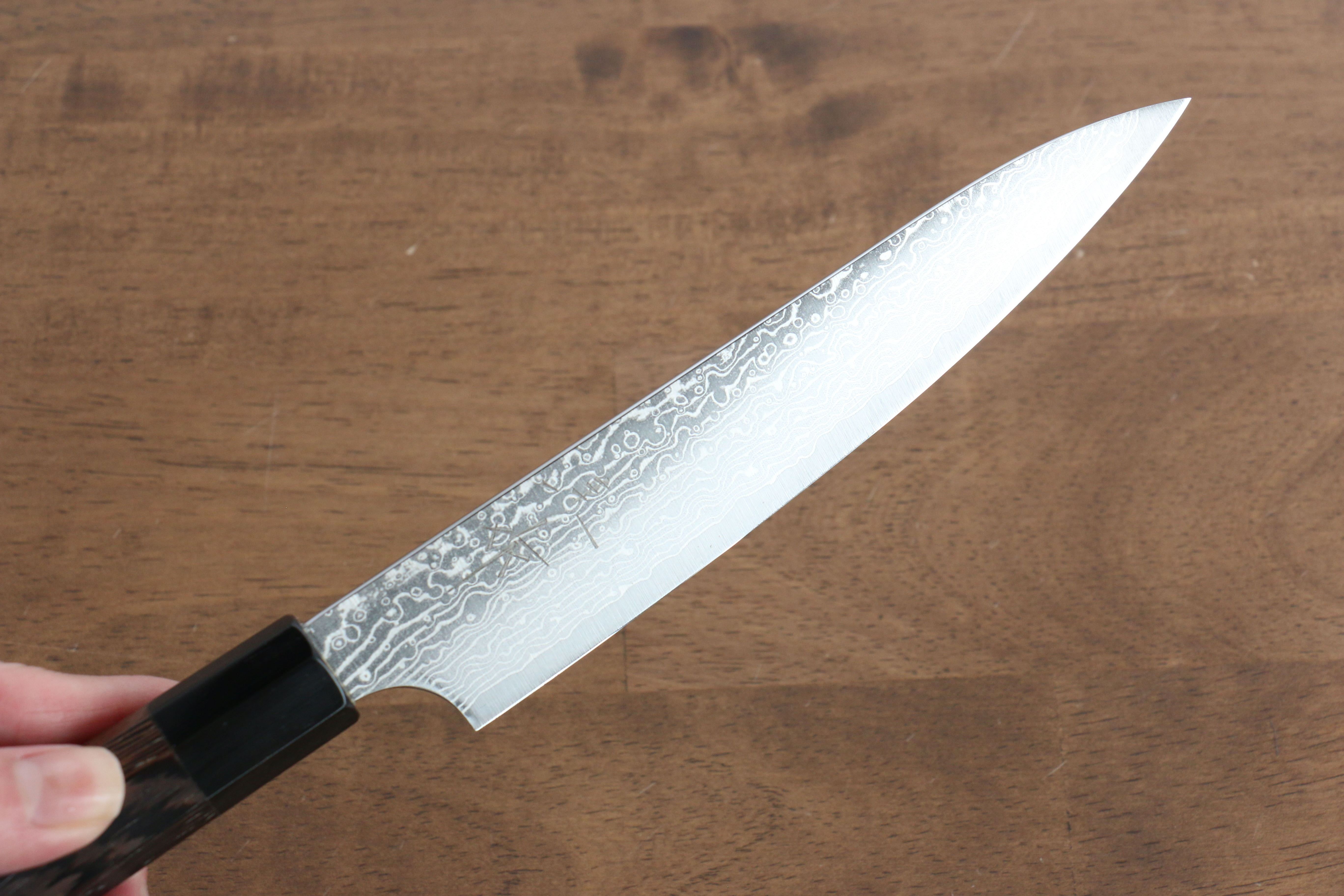 Kei Kobayashi SG2 Damascus Petty-Utility 150mm Wenge Handle - Seisuke Knife