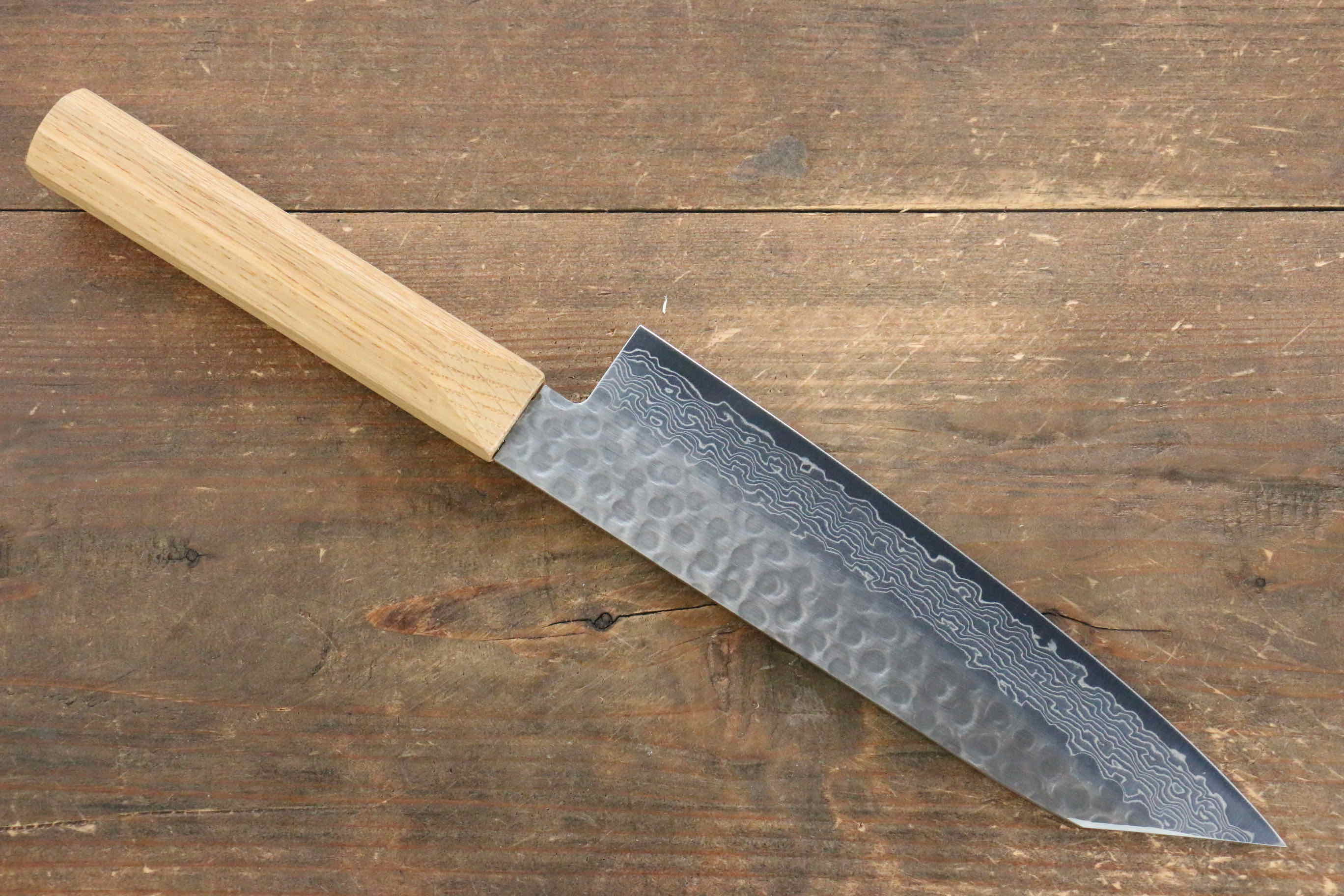 Jikko VG10 17 Layer Santoku 170mm Oak Handle - Seisuke Knife