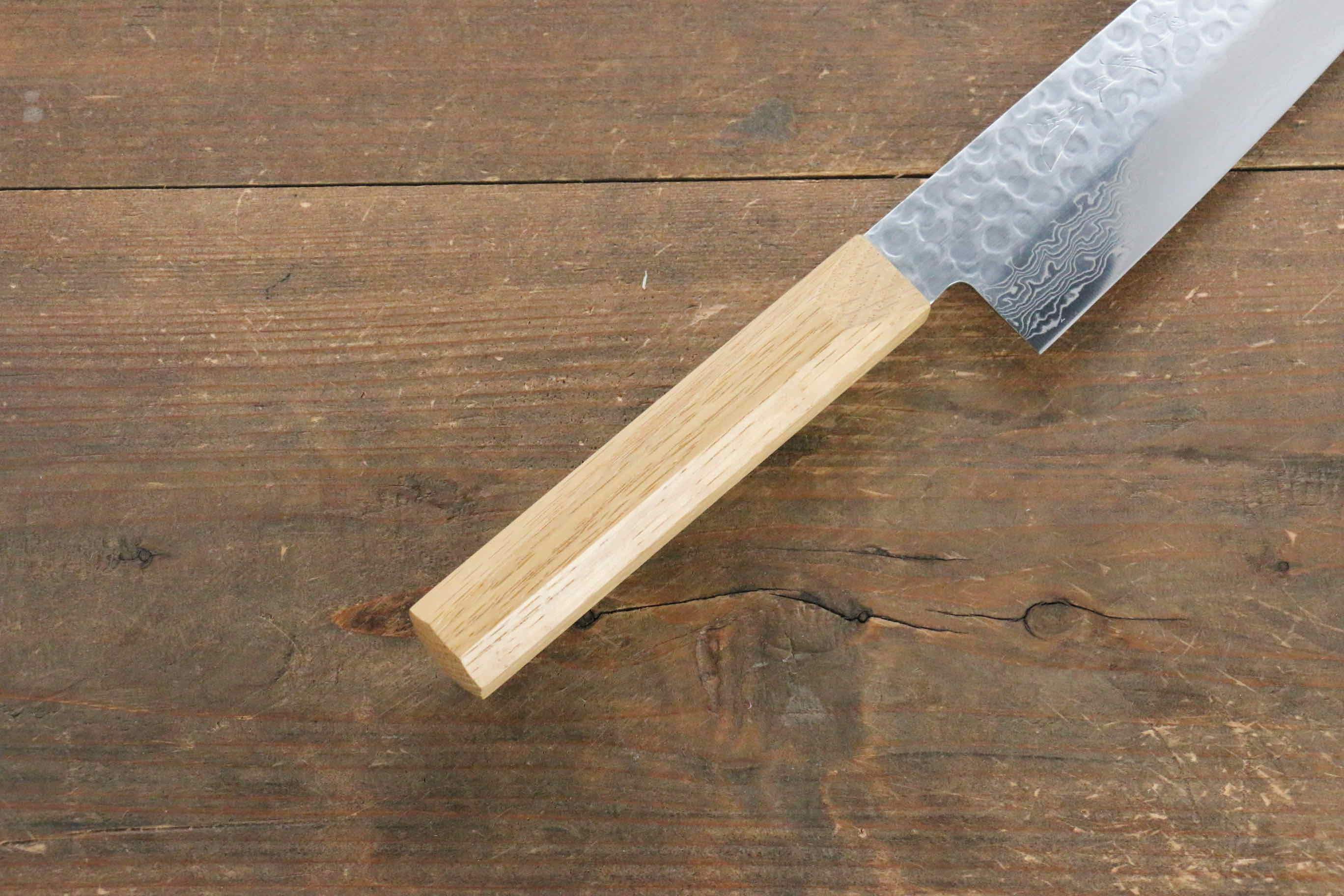 Jikko VG10 17 Layer Santoku 170mm Oak Handle - Seisuke Knife