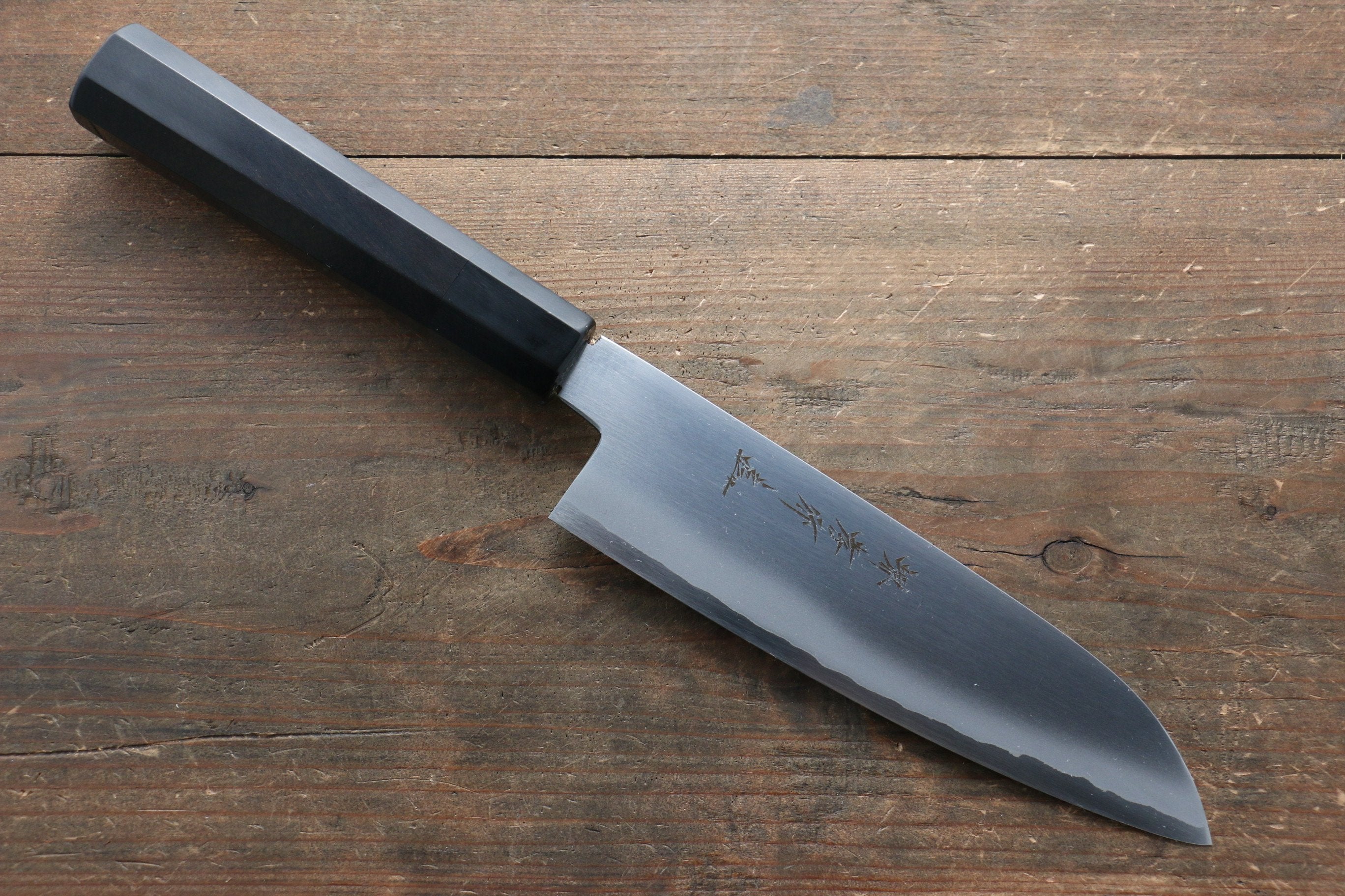 Sakai Takayuki Silver Steel No.3 Japanese Chef's Santoku Knife 180mm - Seisuke Knife
