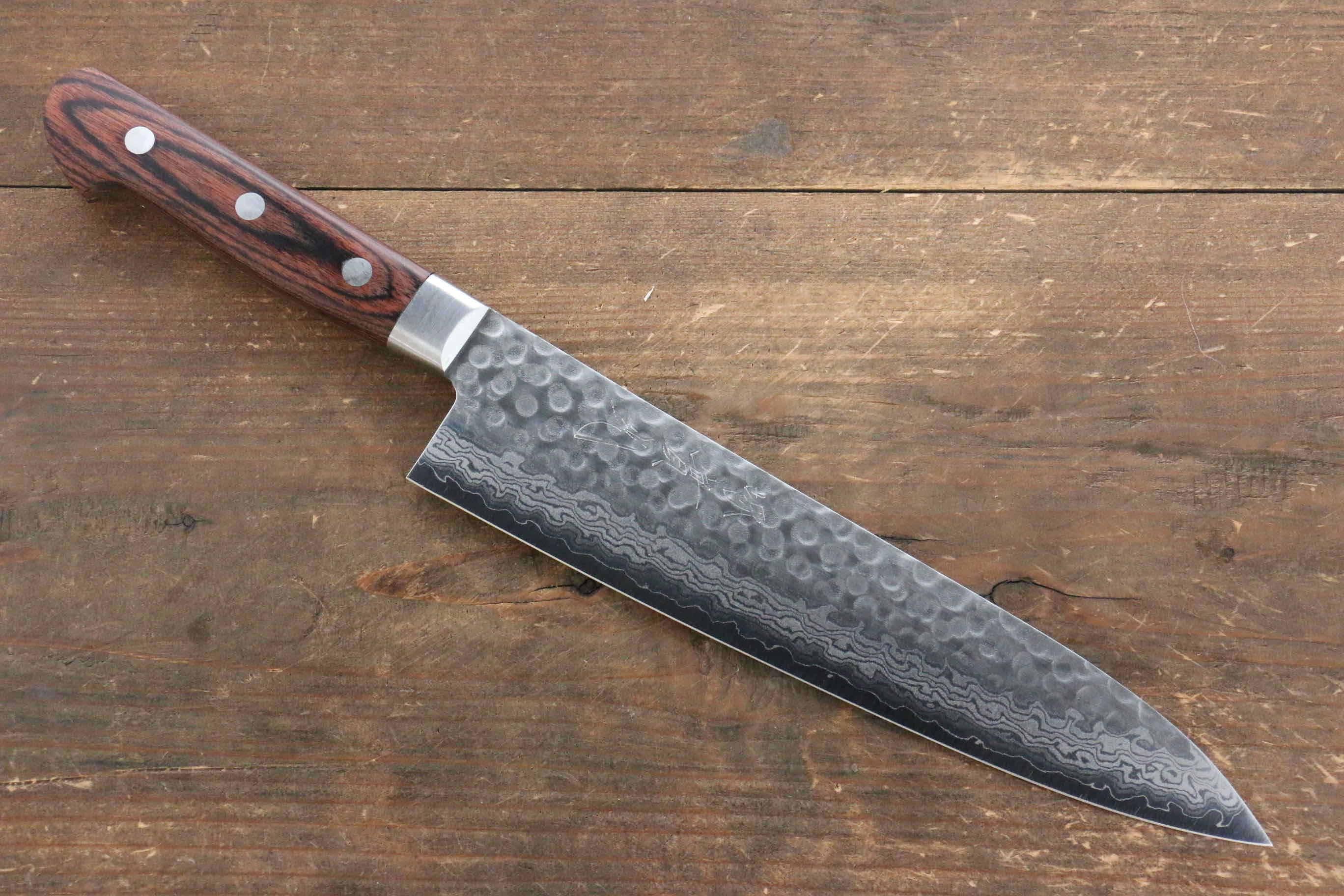 Jikko VG10 17 Layer Gyuto 210mm Mahogany Handle - Seisuke Knife