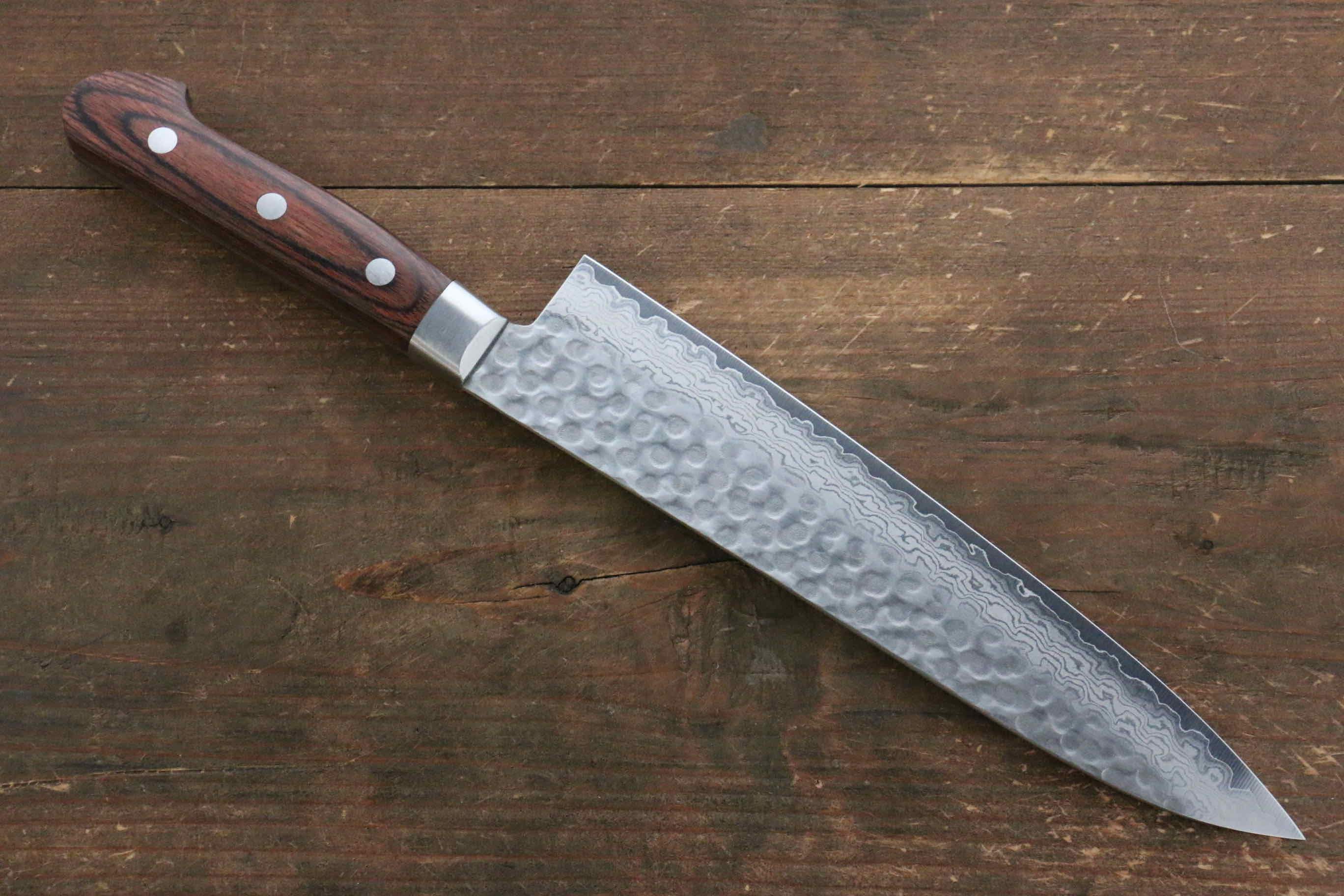 Jikko VG10 17 Layer Gyuto 210mm Mahogany Handle - Seisuke Knife