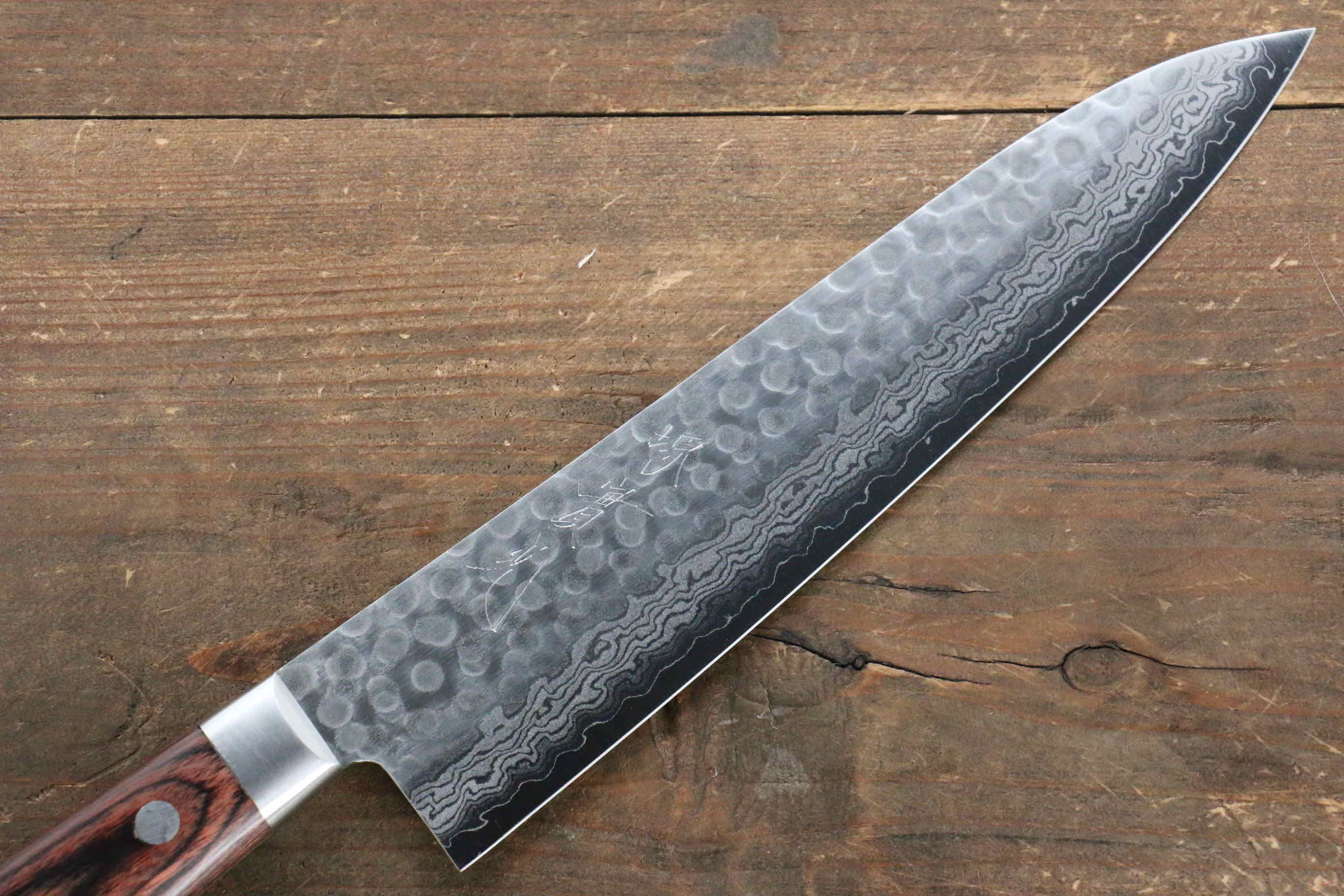 Jikko VG10 17 Layer Gyuto 210mm Mahogany Handle - Seisuke Knife