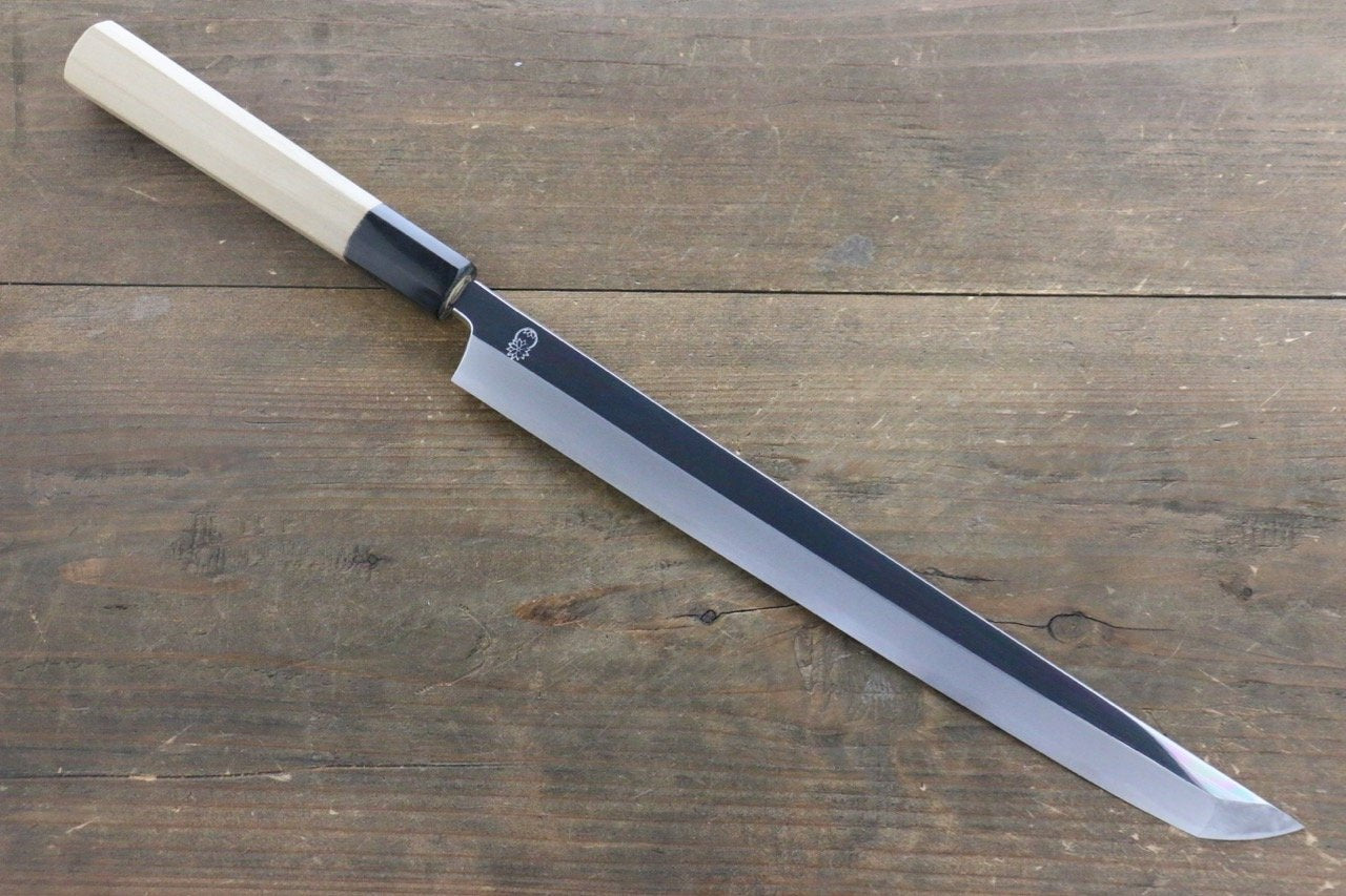 Choyo White Steel Mirrored Sakimaru Takohiki Japanese Chef Knife 270mm - Seisuke Knife