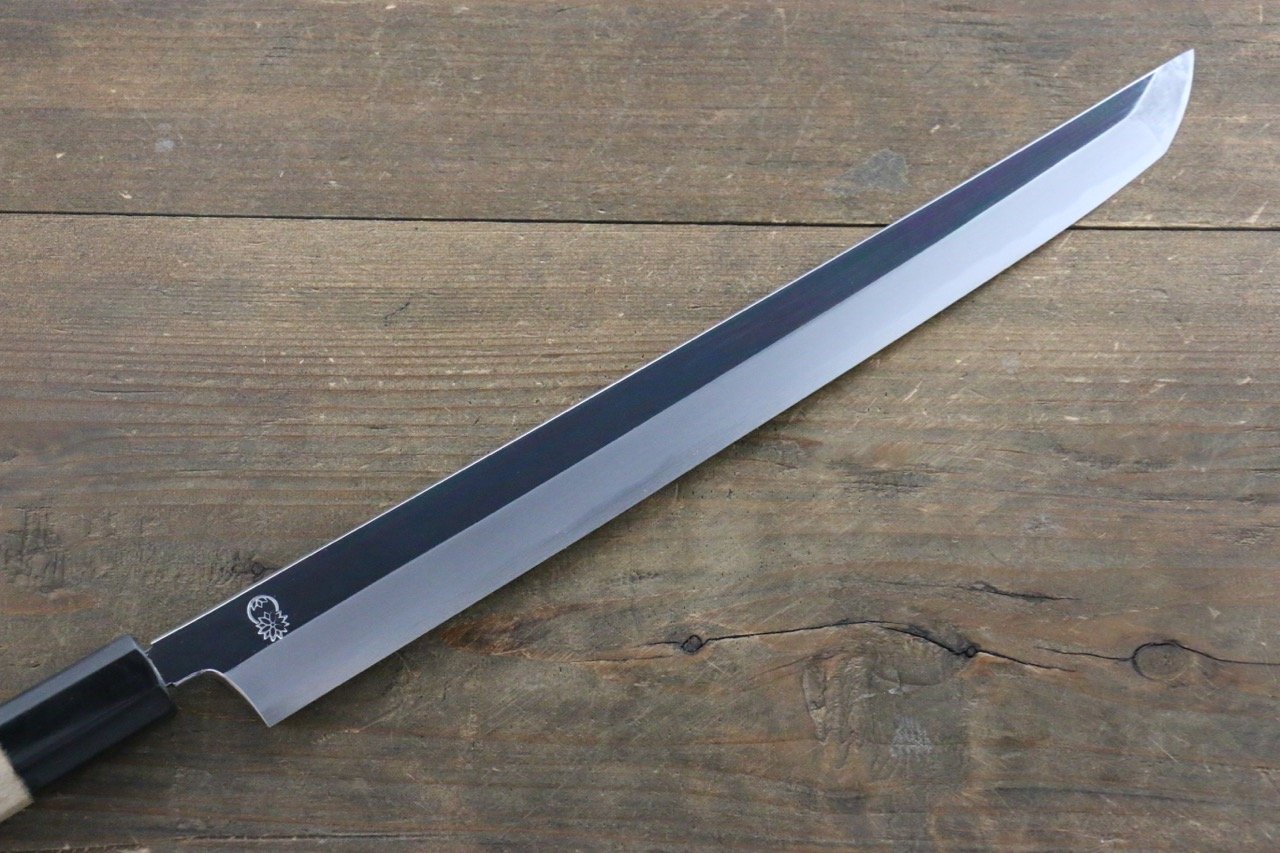 Choyo White Steel Mirrored Sakimaru Takohiki Japanese Chef Knife 270mm - Seisuke Knife