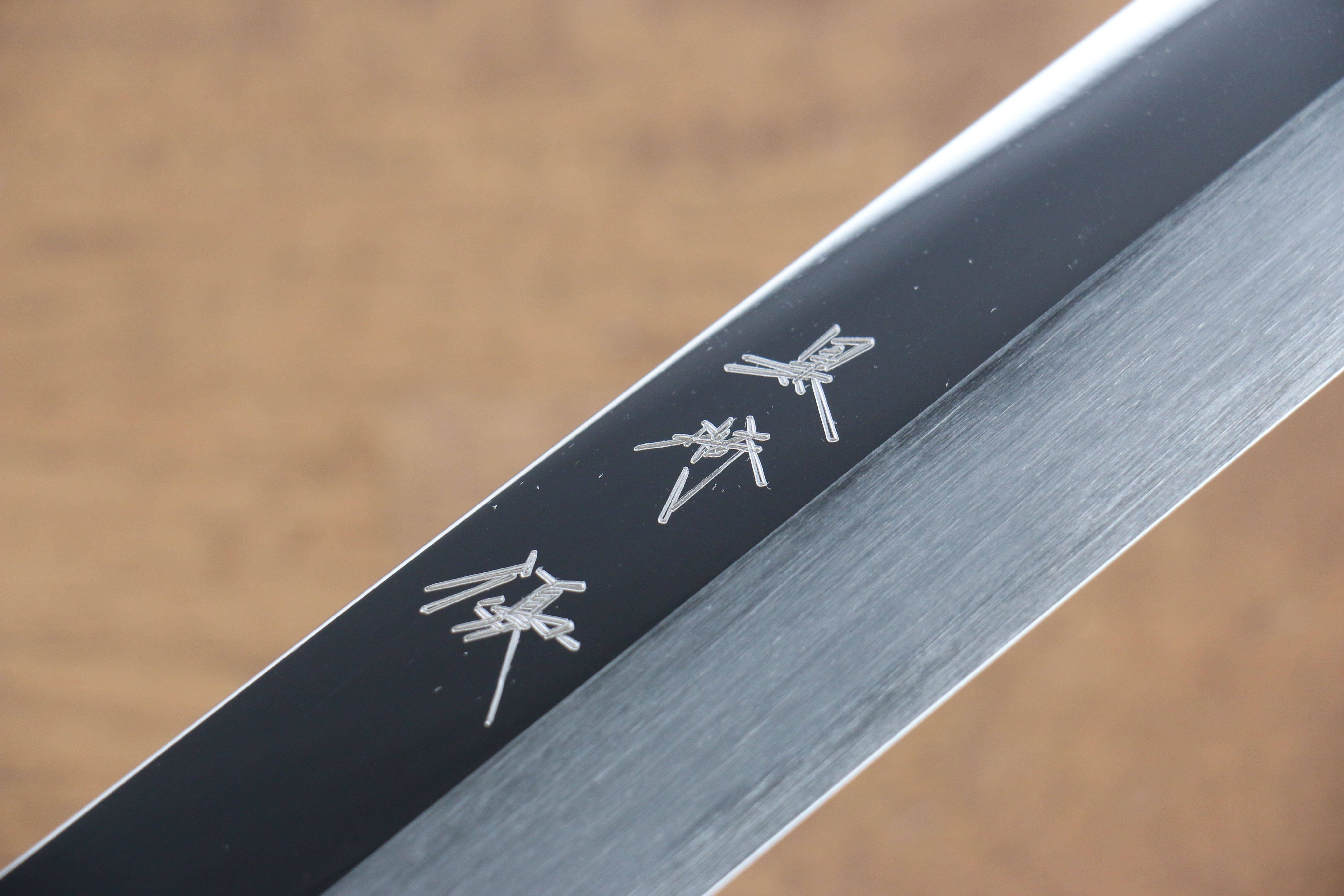 Yu Kurosaki Blue Steel No.2 Mirrored Finish Yanagiba 330mm Red Ebony Wood Handle - Seisuke Knife