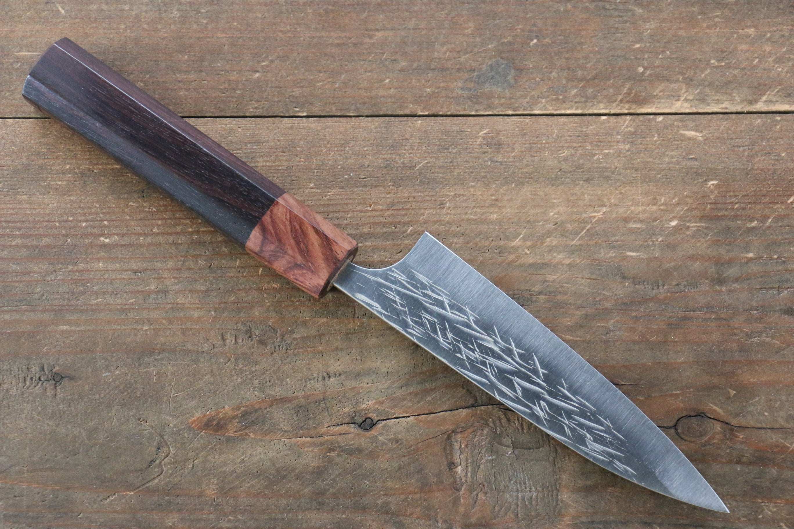 Yu Kurosaki Raijin Cobalt Special Steel Hammered Petty-Utility 120mm - Seisuke Knife