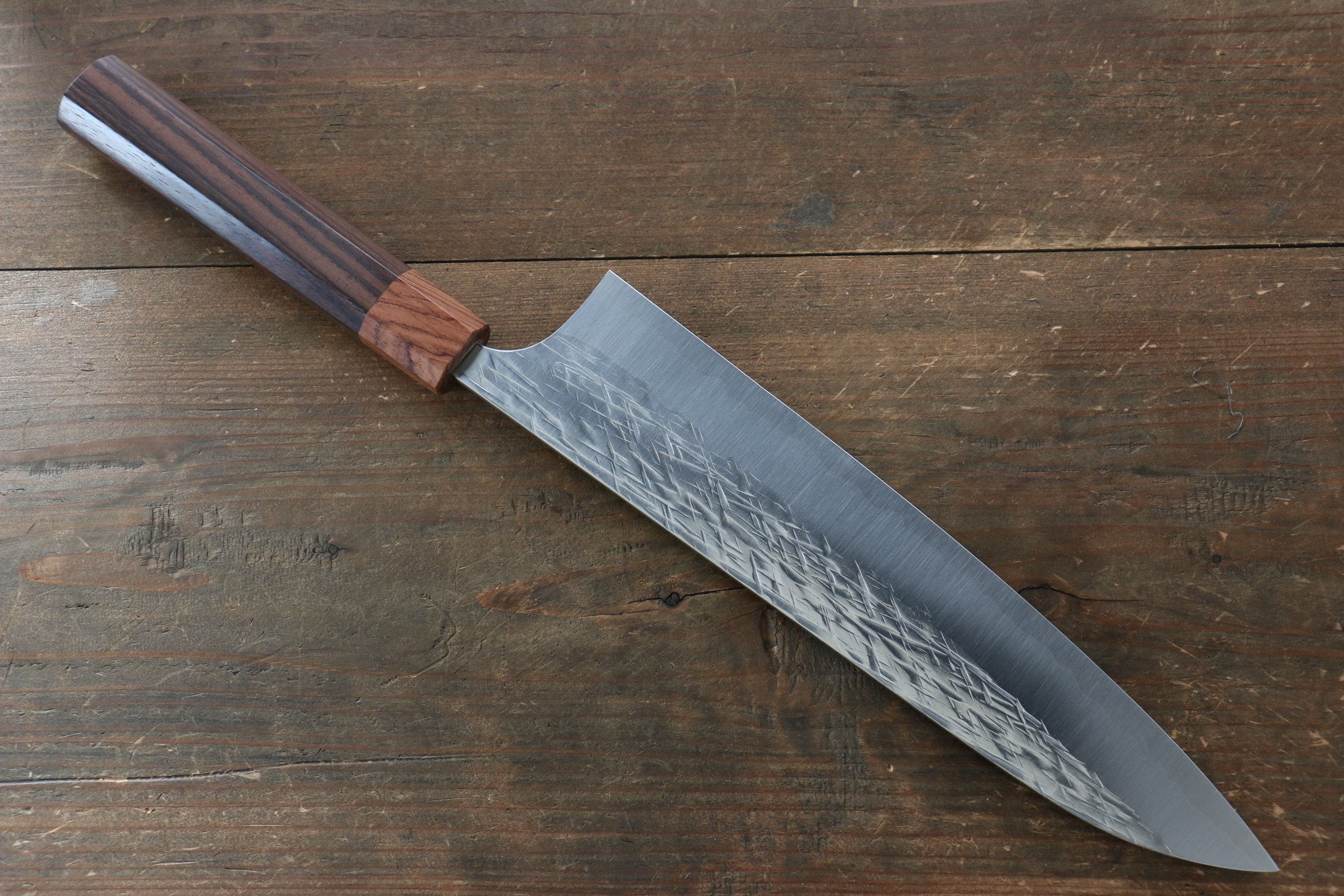 Yu Kurosaki Raijin Cobalt Special Steel Hammered Gyuto 240mm - Seisuke Knife