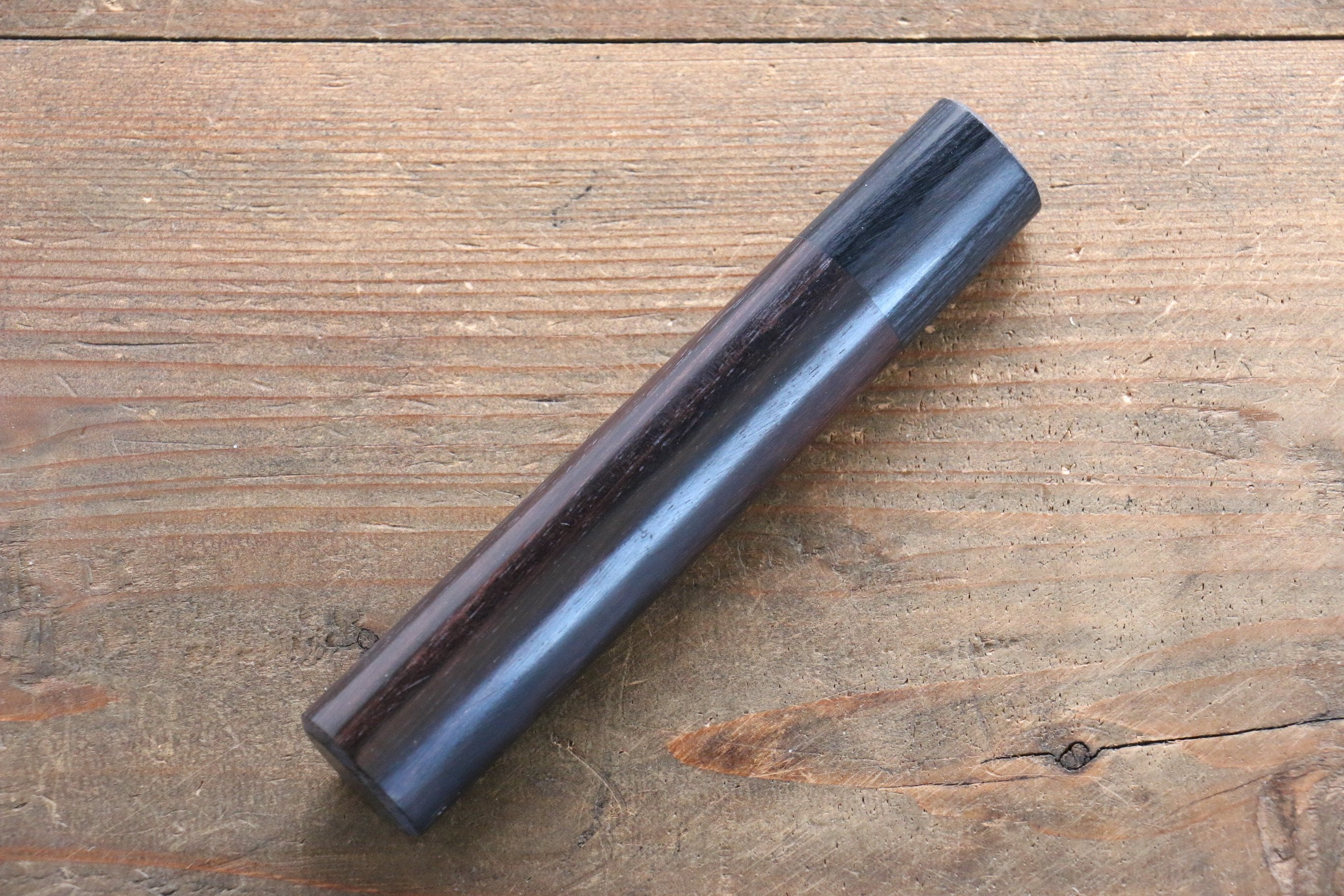 D-Shaped Shitan Rosewood Knife Handle (Petty 150mm) - Seisuke Knife