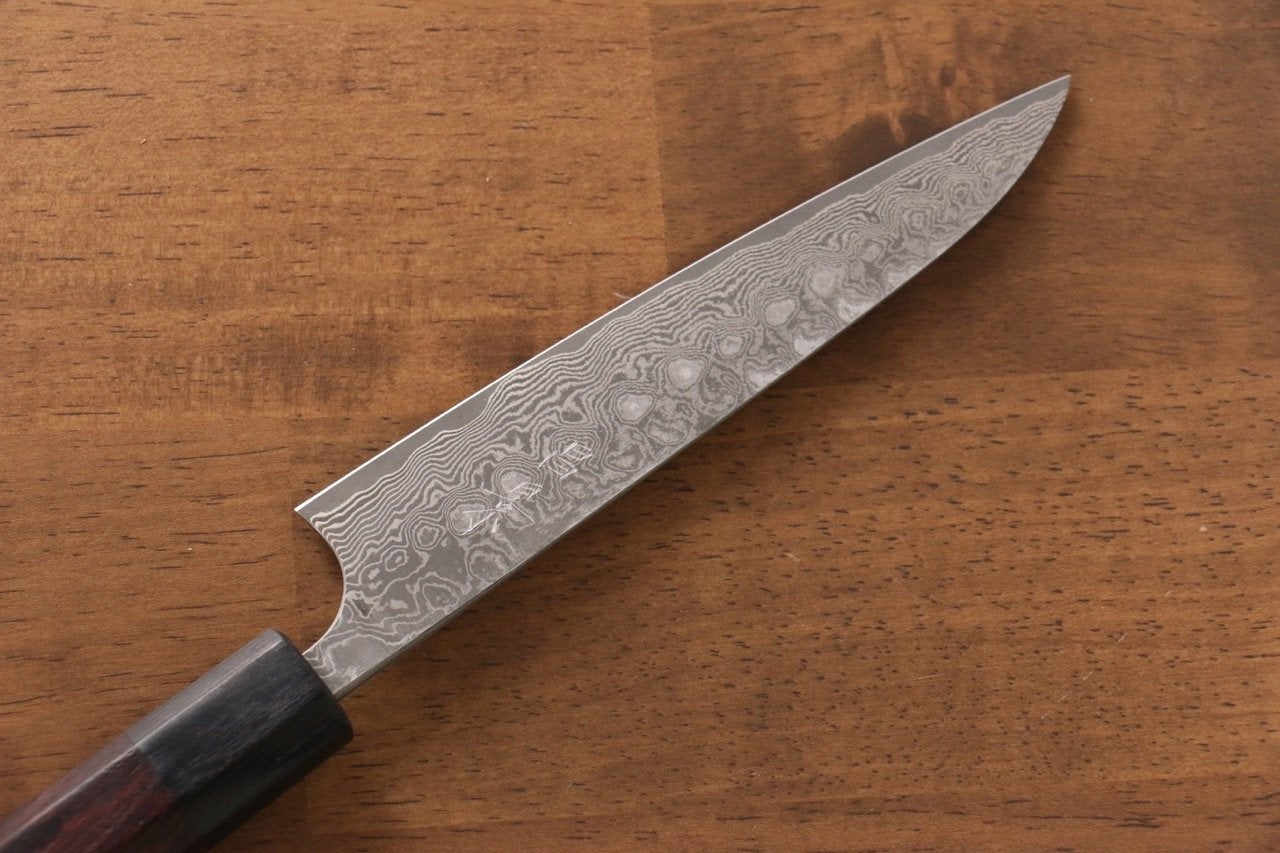 Masakage Kumo VG10 Damascus Petty-Utility 150mm Shitan Handle - Seisuke Knife