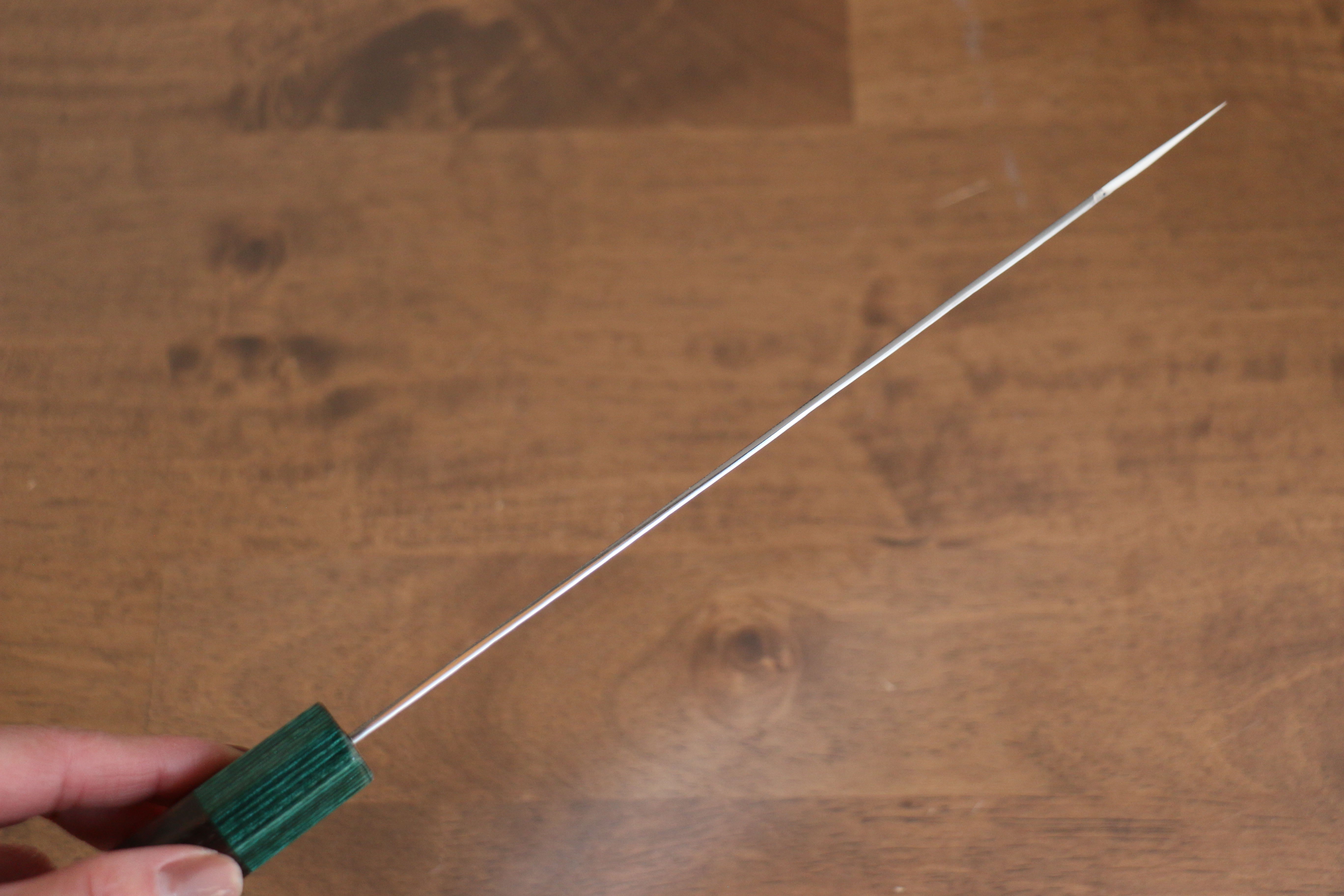 Yu Kurosaki Senko Ei SG2 Hammered Gyuto 210mm Rosewood (ferrule: Green Pakka wood) Handle - Seisuke Knife