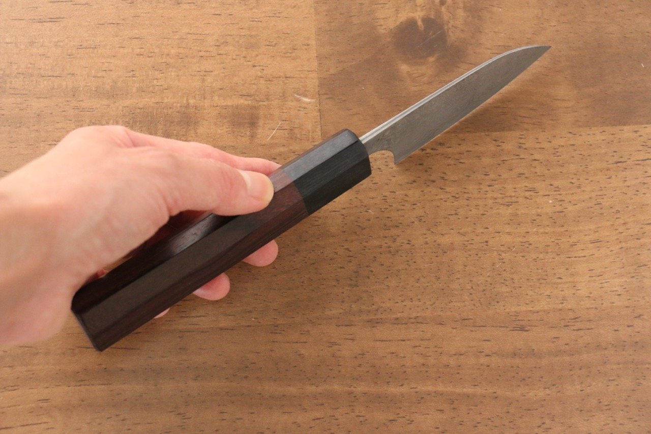 Masakage Kumo VG10 Damascus Petty-Utility 75mm Shitan Handle - Seisuke Knife
