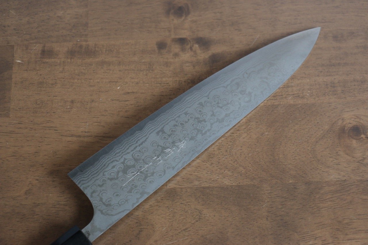 Nao Yamamoto VG10 Damascus Gyuto 240mm Cherry Wood Handle - Seisuke Knife
