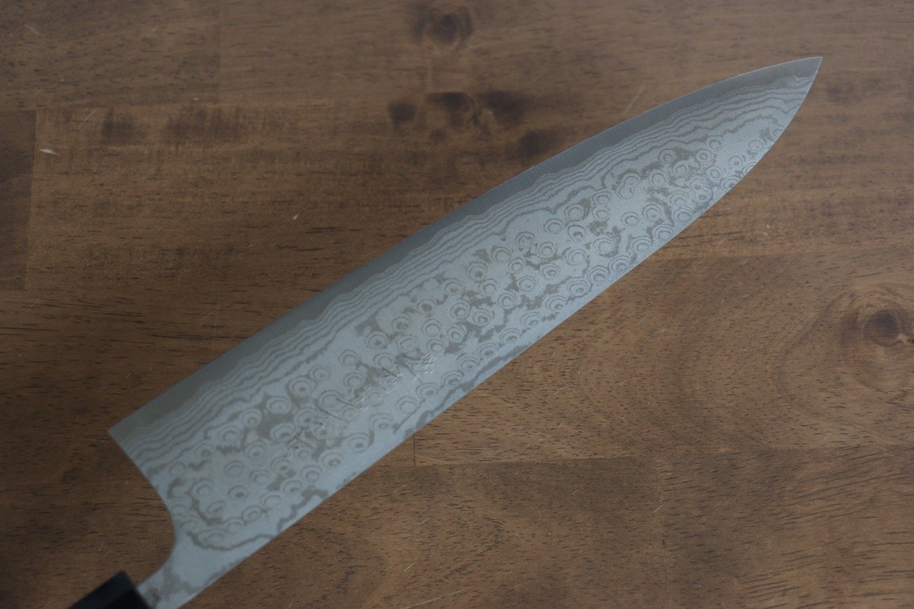 Nao Yamamoto VG10 Damascus Gyuto 240mm Cherry Wood Handle - Seisuke Knife