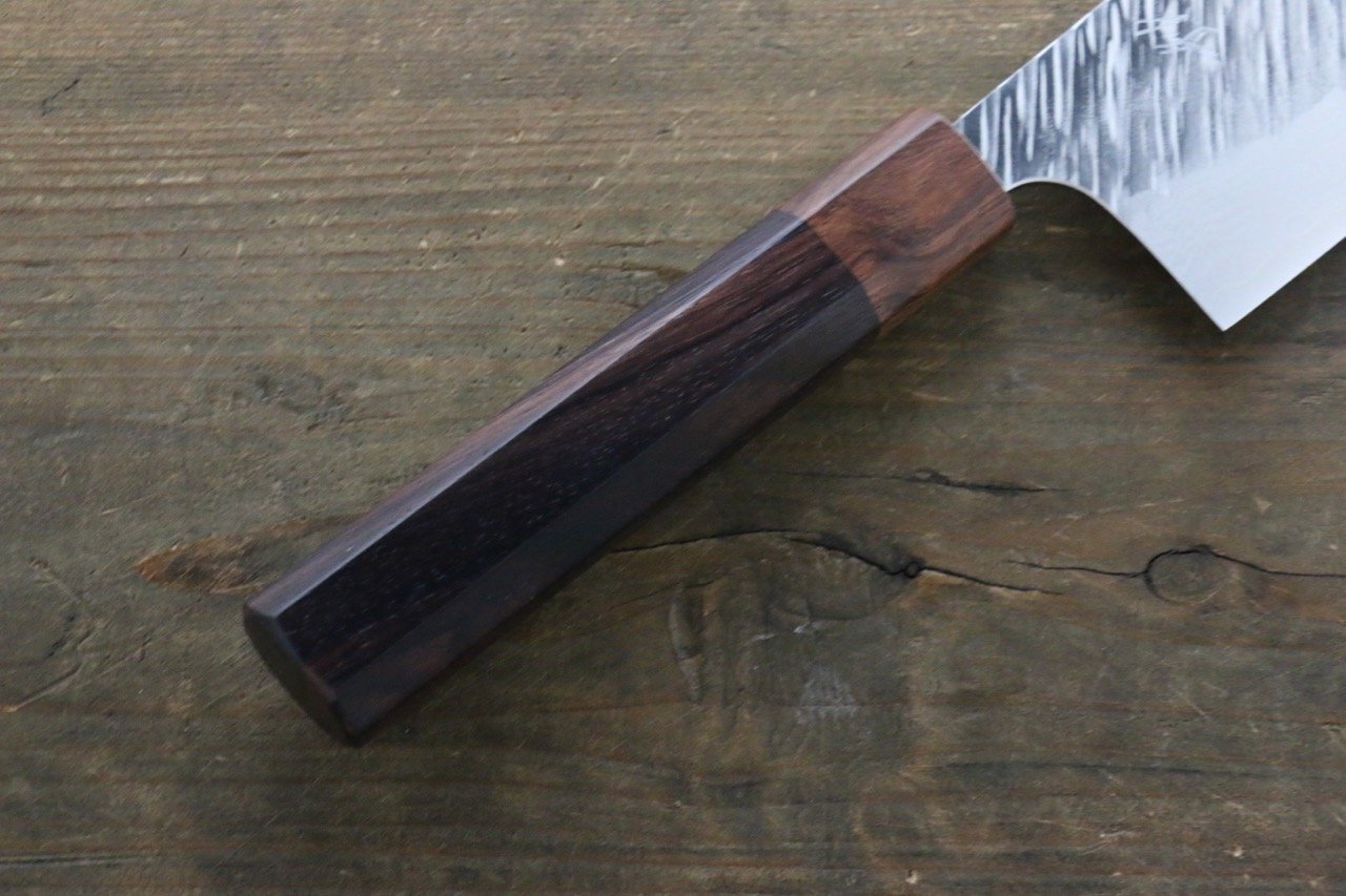 Yu Kurosaki Fujin VG10 Damascas Nakiri Japanese Chef Knife 165mm - Seisuke Knife