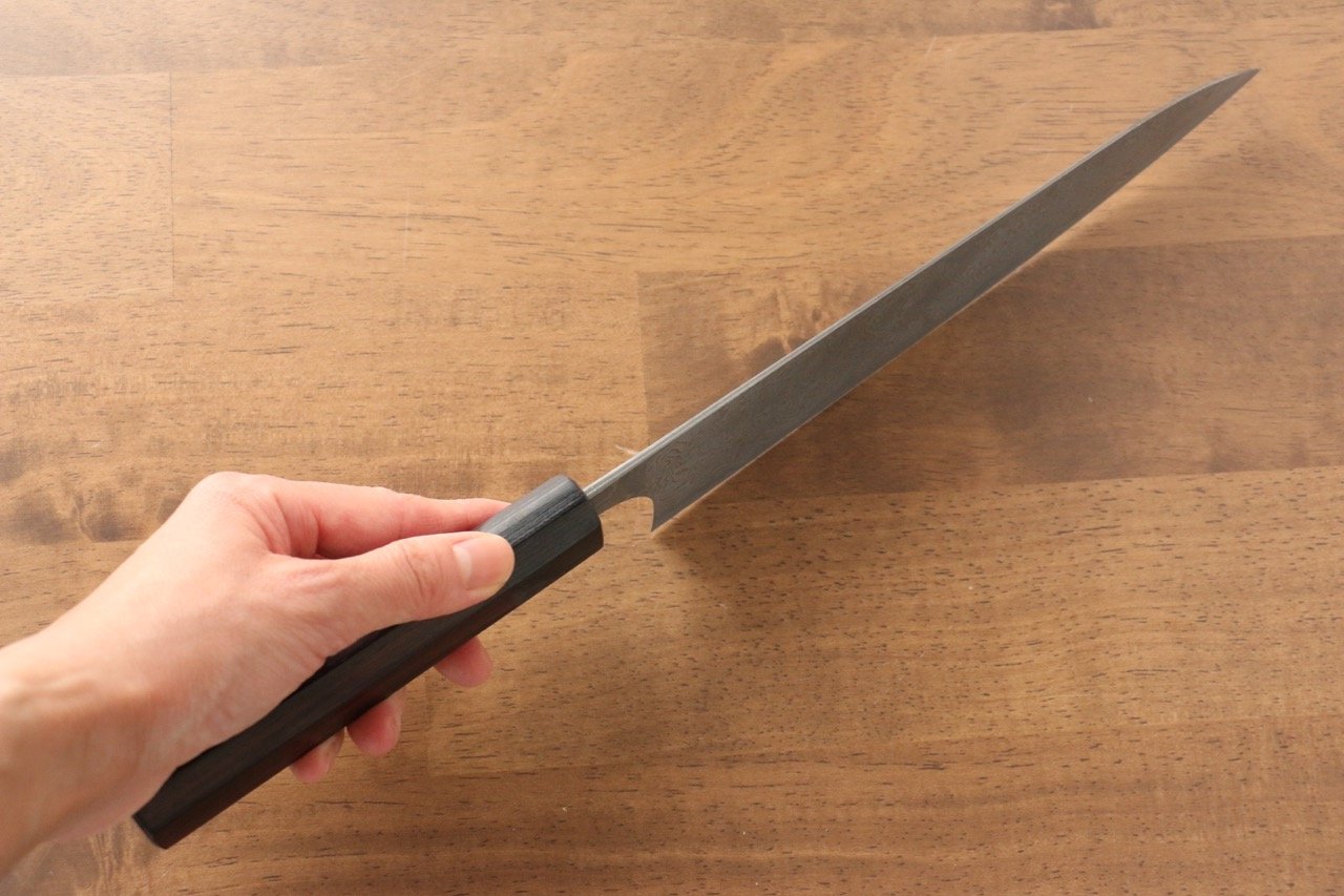 Masakage Kumo VG10 Damascus Gyuto 210mm Shitan Handle - Seisuke Knife