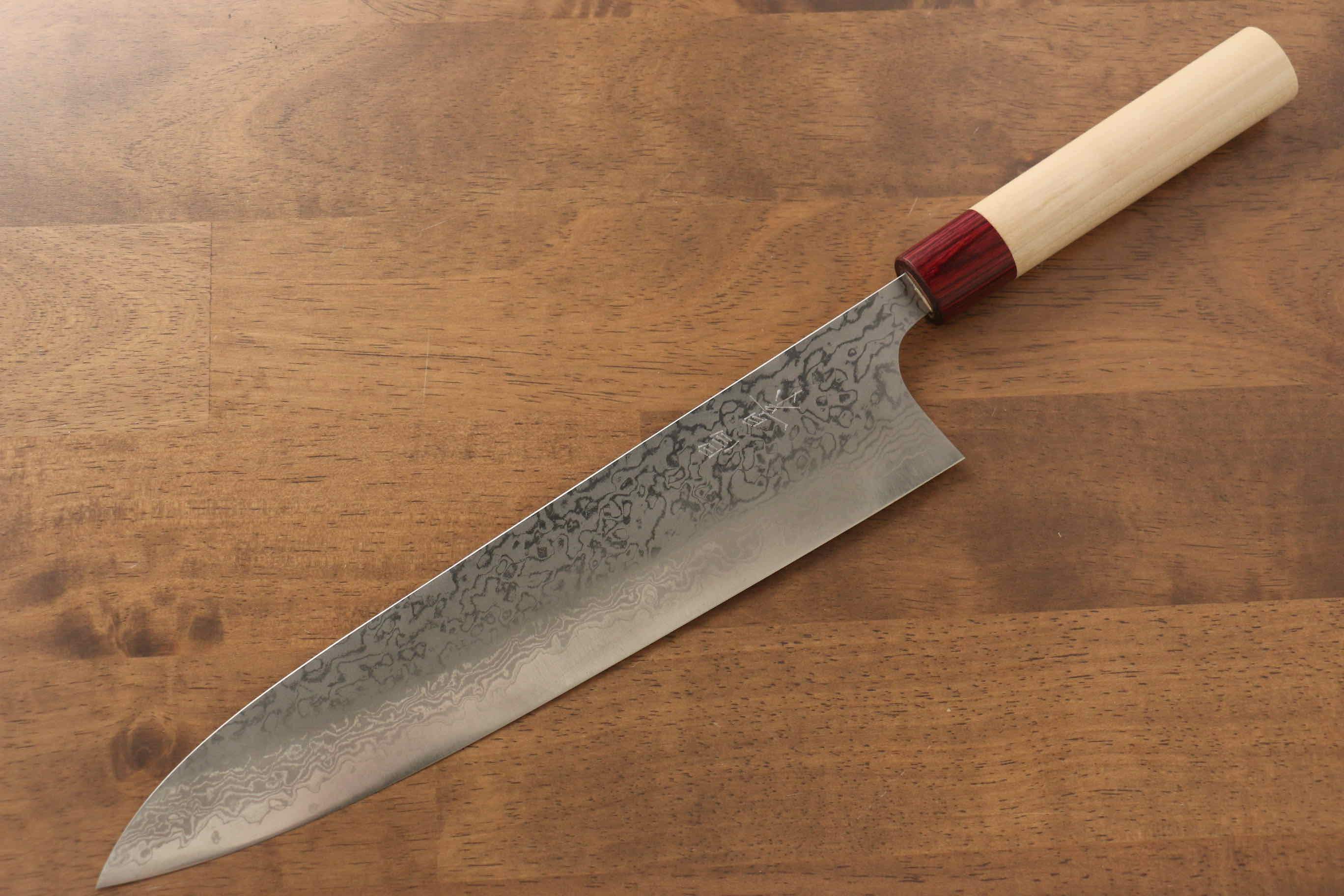 Masakage Kiri VG10 Damascus Gyuto 270mm with Magnolia Handle - Seisuke Knife