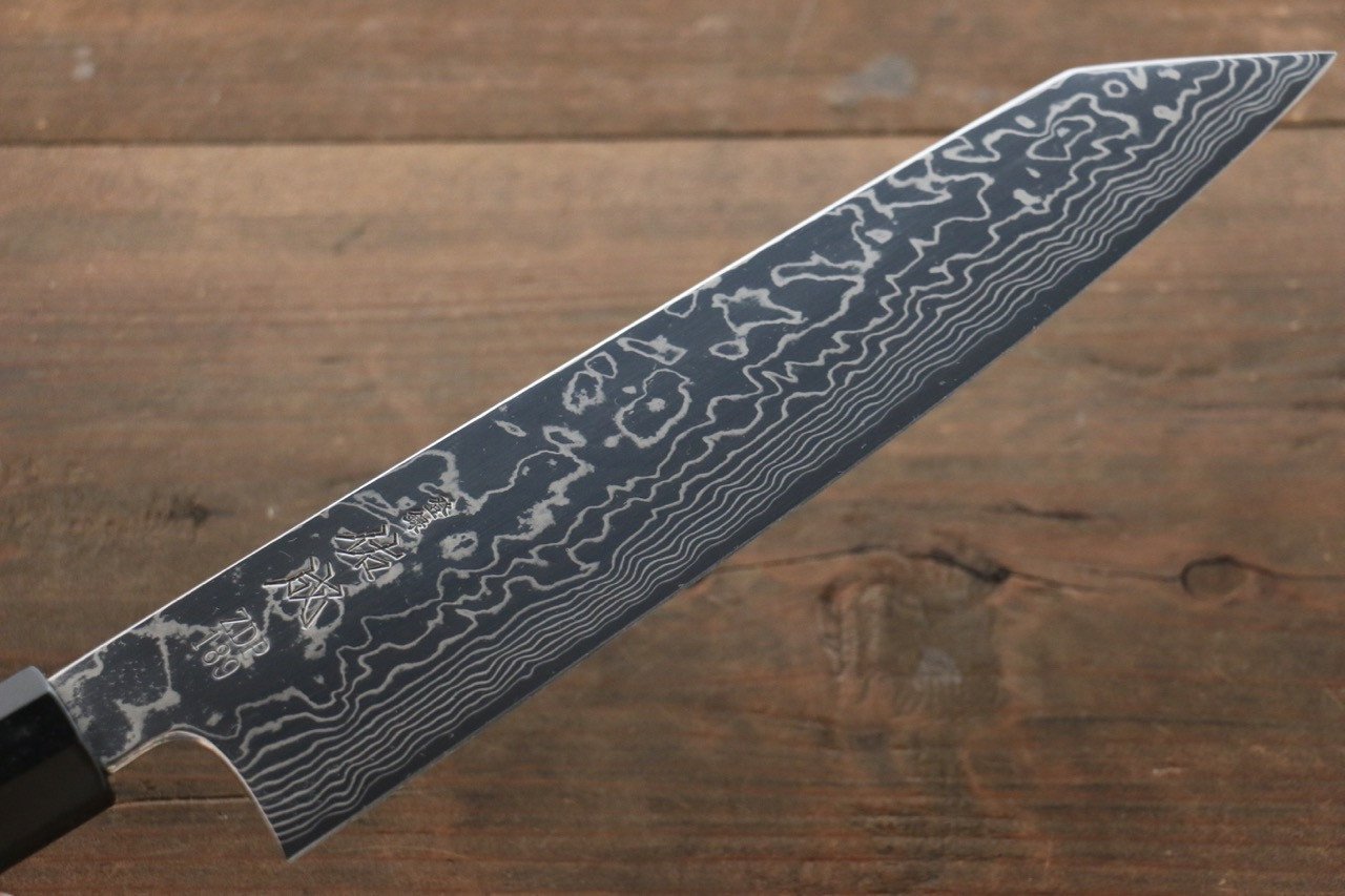 Sukenari ZDP189 Damascus Kiritsuke Gyuto 240mm Shitan Handle - Seisuke Knife