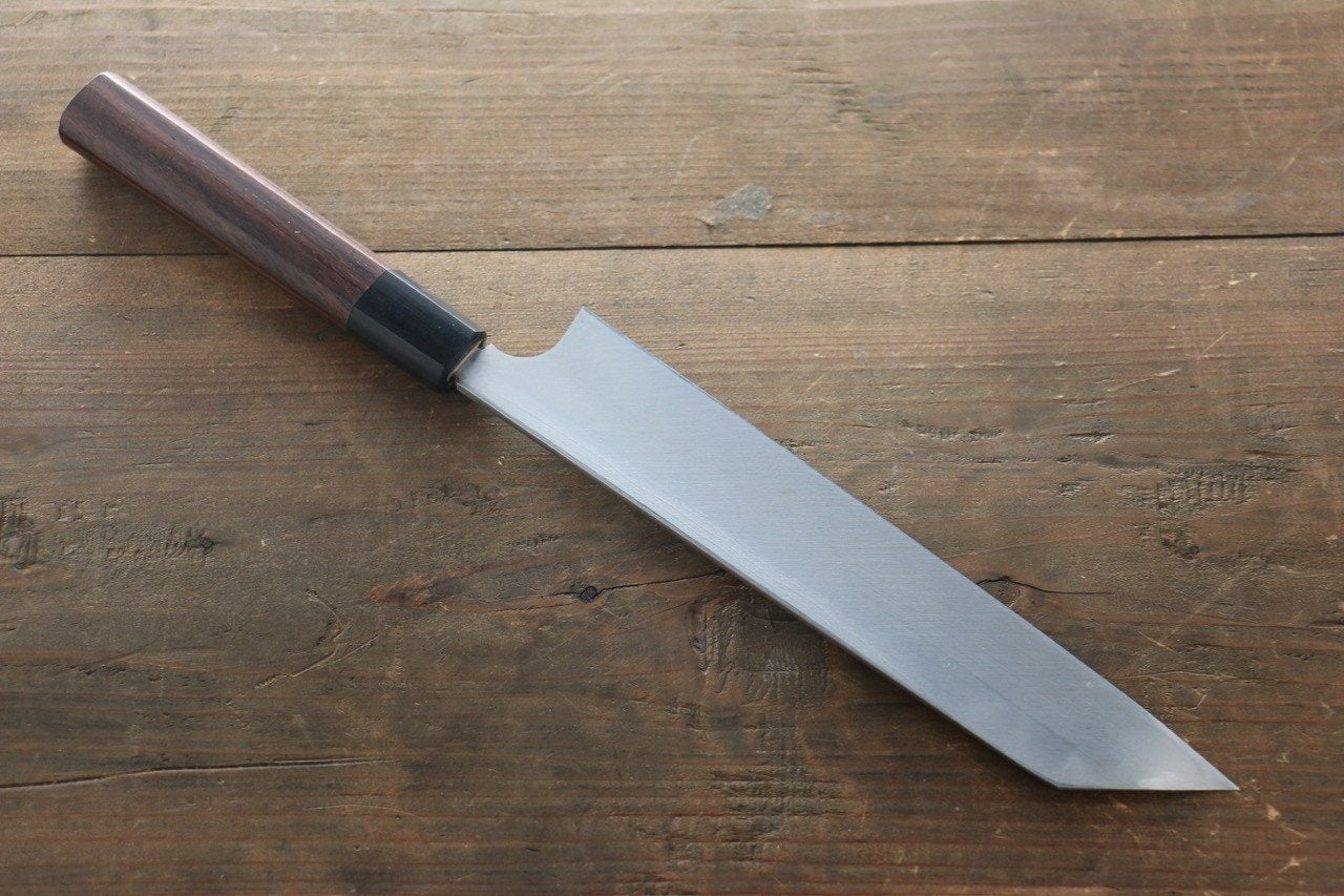 Hideo Kitaoka White Steel No.2 Damascus Kiritsuke Yanagiba Japanese Chef Knife 210mm - Seisuke Knife
