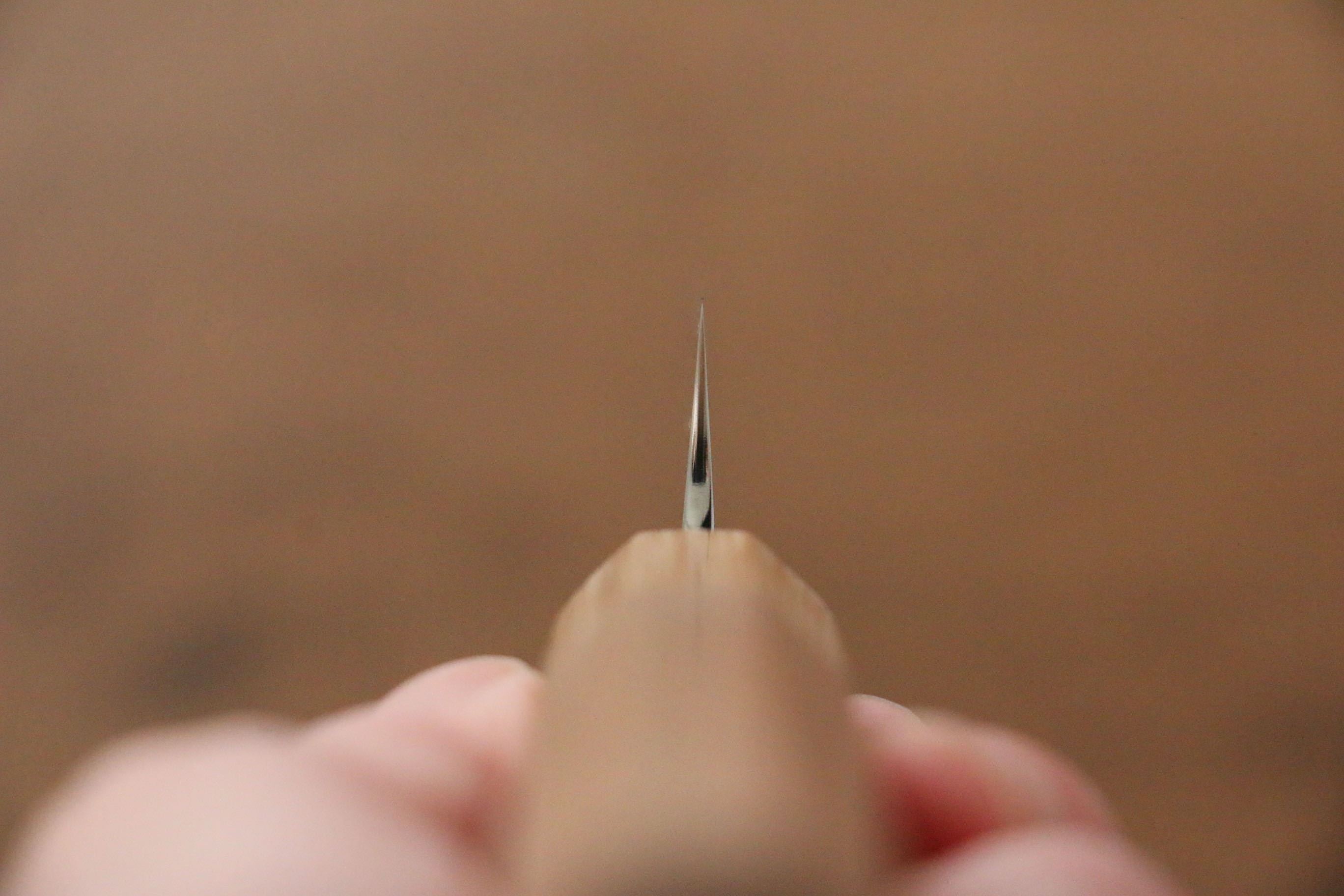 Makoto Kurosaki SG2 Hammered(Maru) Petty-Utility 135mm Cherry Wood Handle - Seisuke Knife
