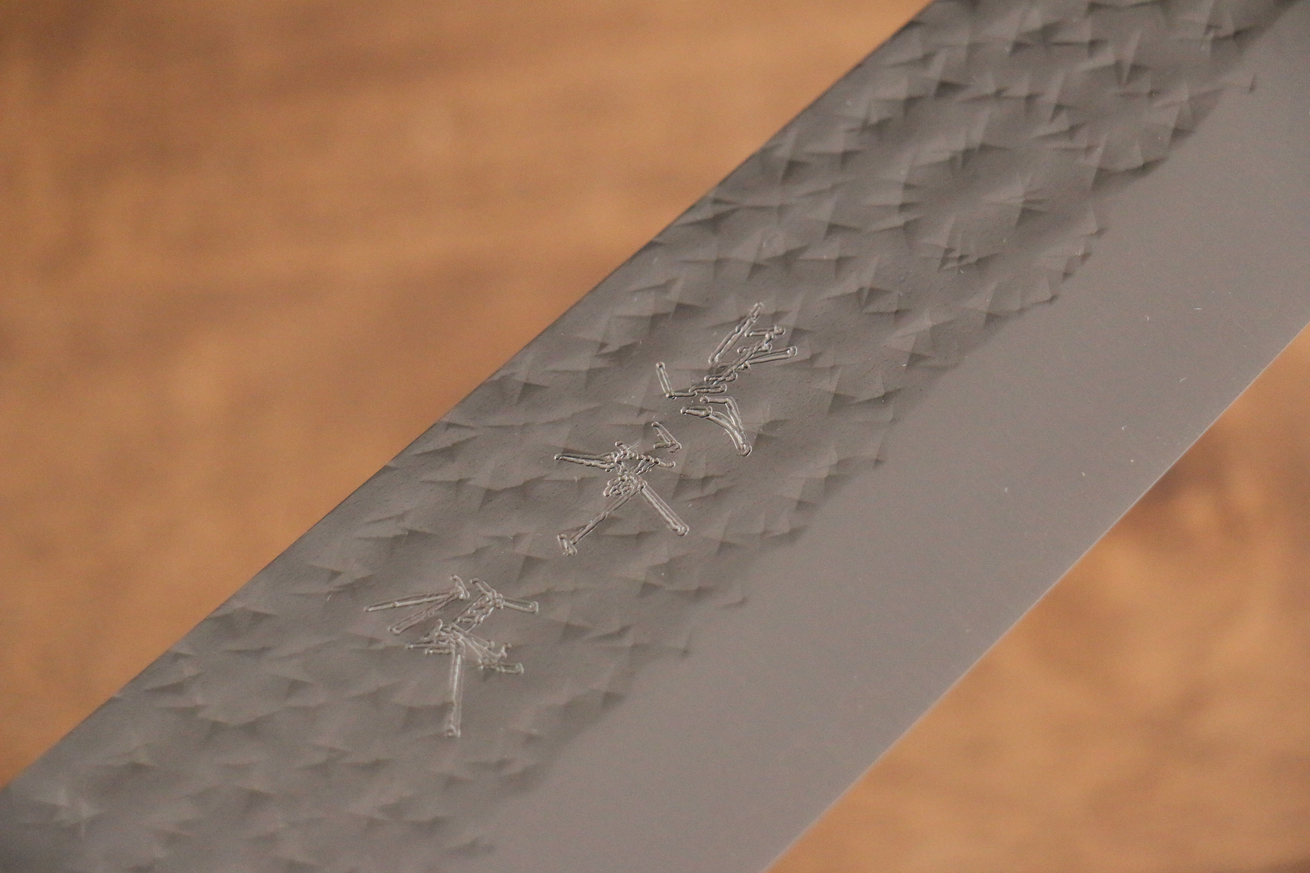 Yu Kurosaki Senko Ryu SG2 Hammered Santoku 170mm Rosewood (Ferrule: Blue Turquoise) Handle - Seisuke Knife