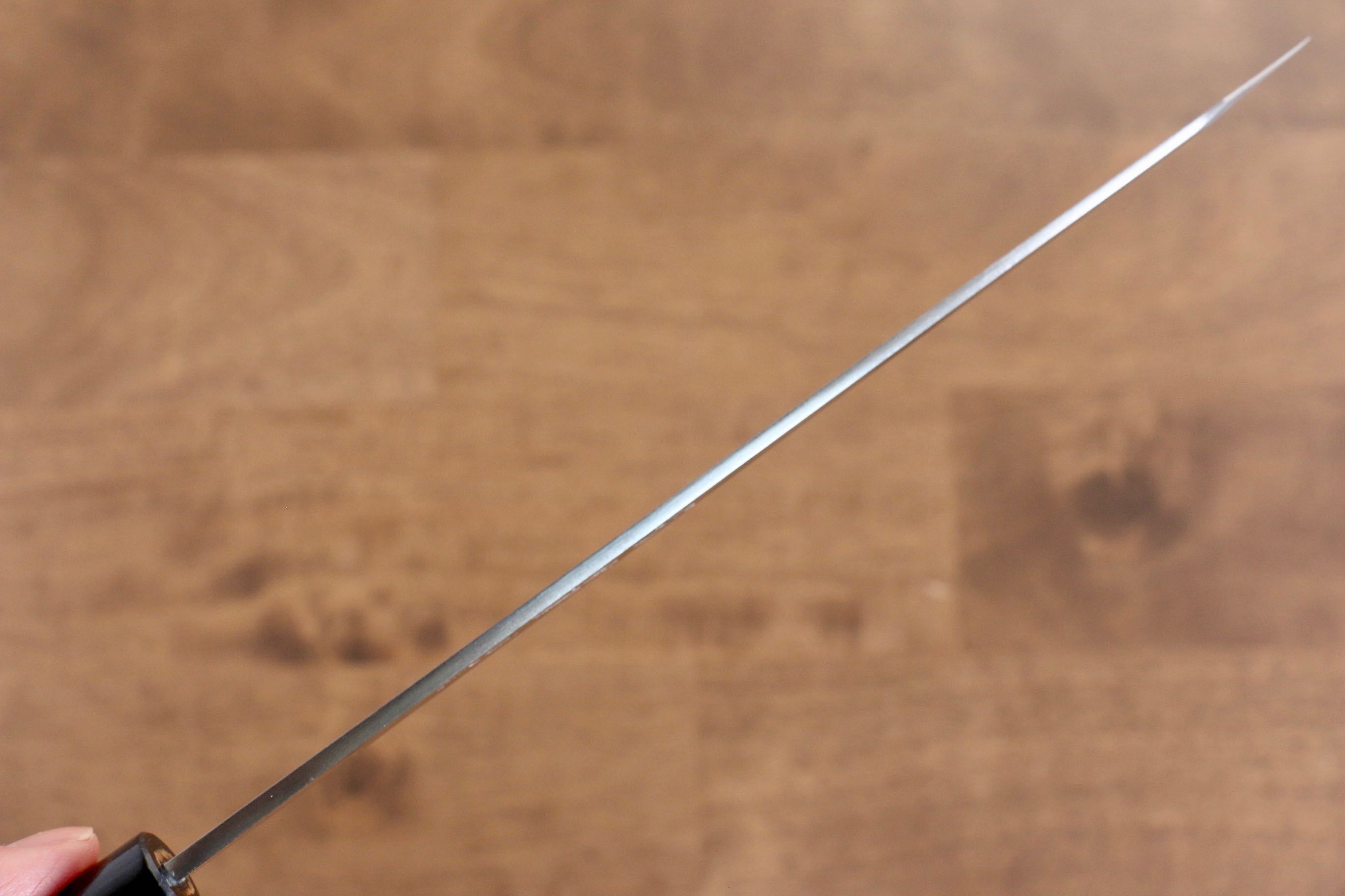 Jikko White Steel No.2 Kiritsuke Yanagiba 210mm Shitan Handle - Seisuke Knife