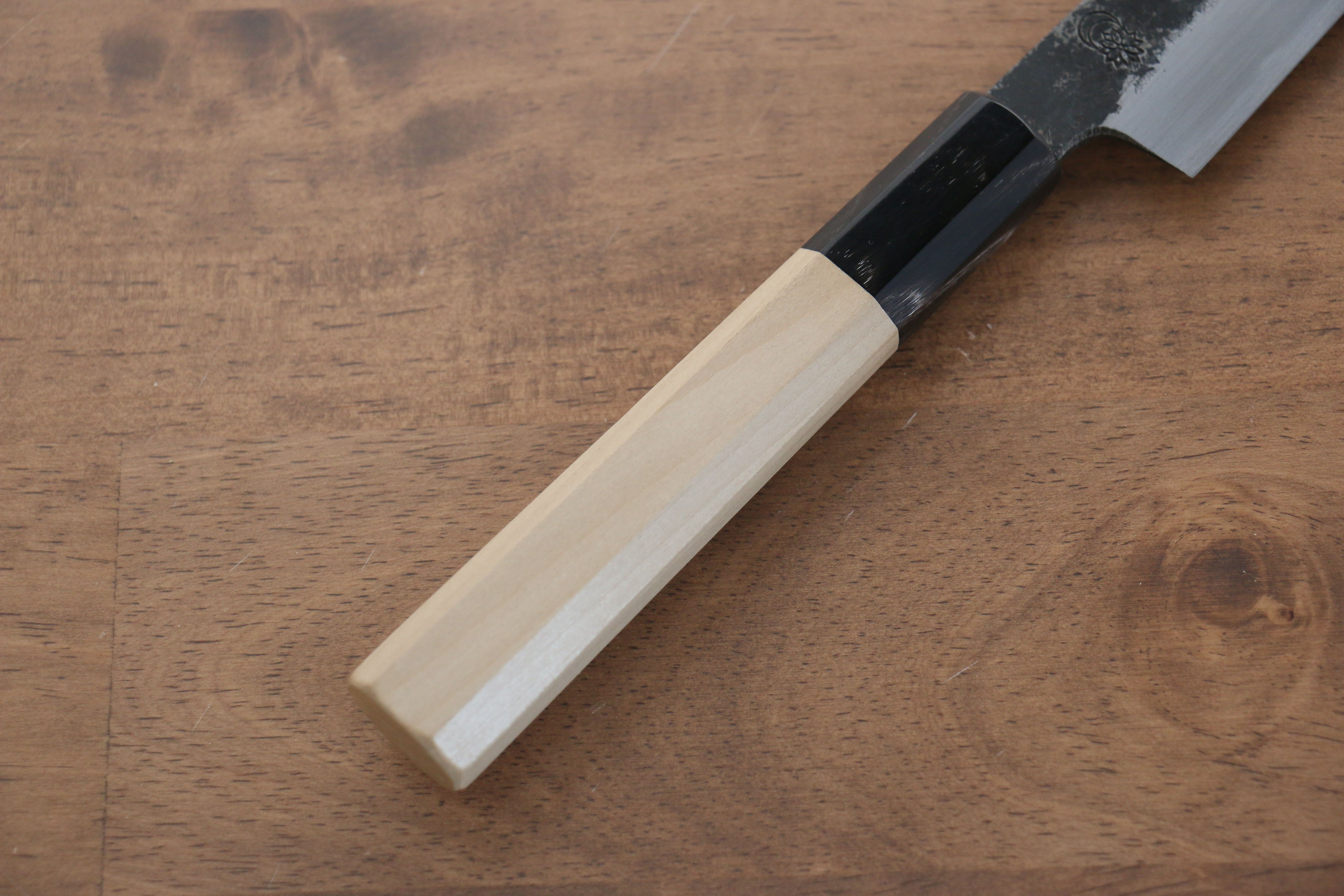 Kikuzuki White Steel No.2 Kurouchi Petty-Utility 150mm Magnolia Handle - Seisuke Knife