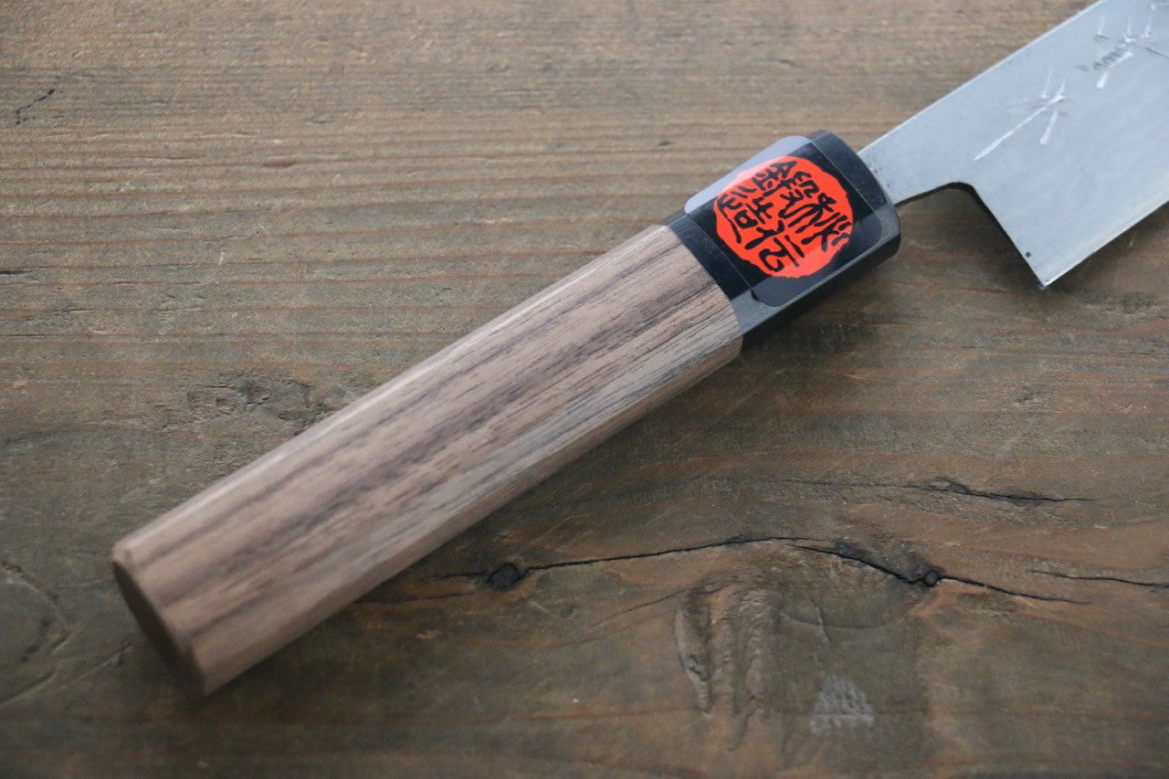 Shigeki Tanaka Blue Steel No.2 Damascas Petty-Utility 150mm Walnut Handle - Seisuke Knife