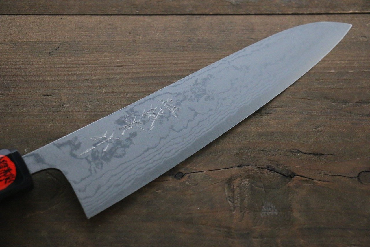 Shigeki Tanaka Blue Steel No.2 Damascus Gyuto 180mm with Walnut Handle - Seisuke Knife