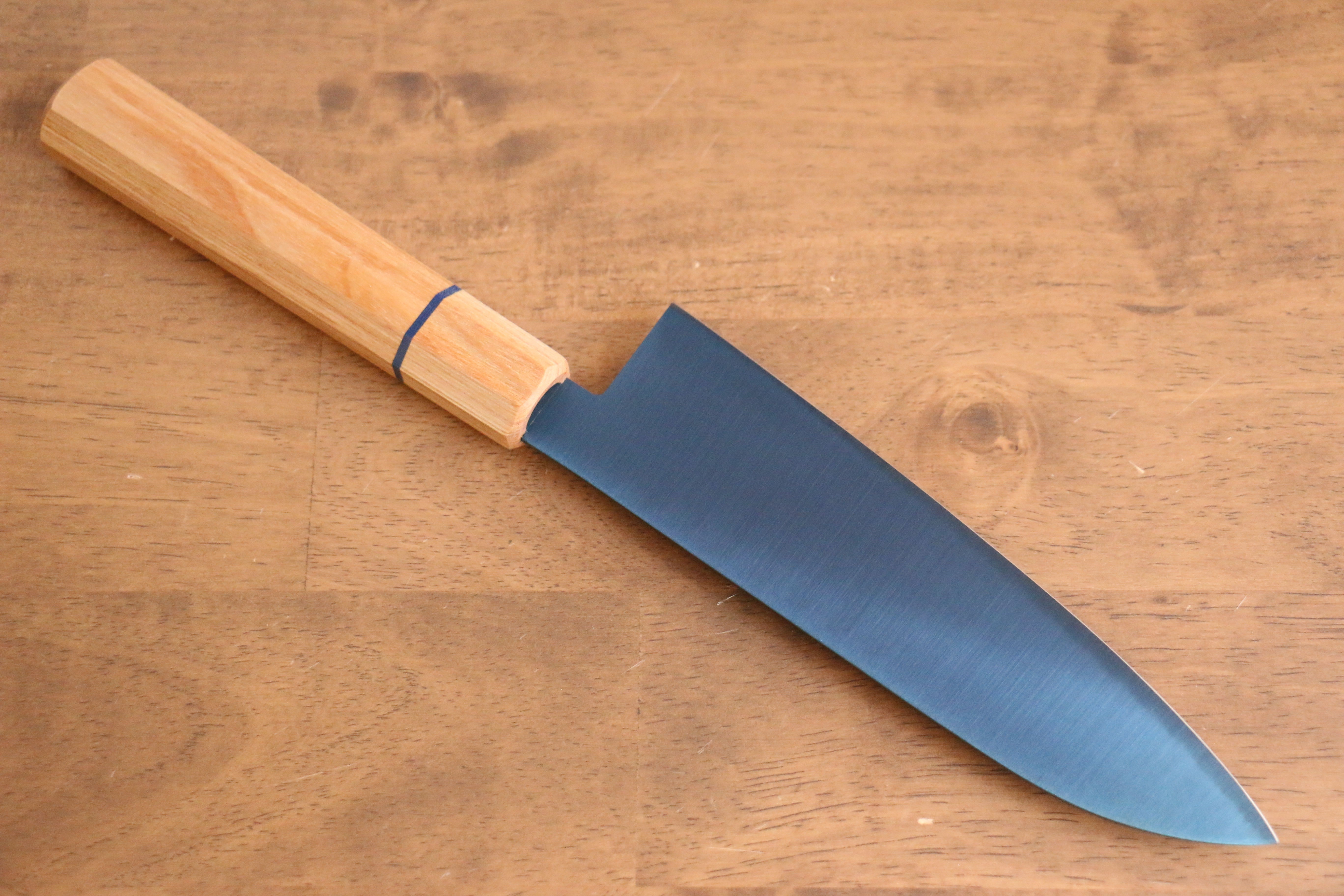 Seisuke SK-85 Ion plating Santoku 180mm White wood Handle - Seisuke Knife