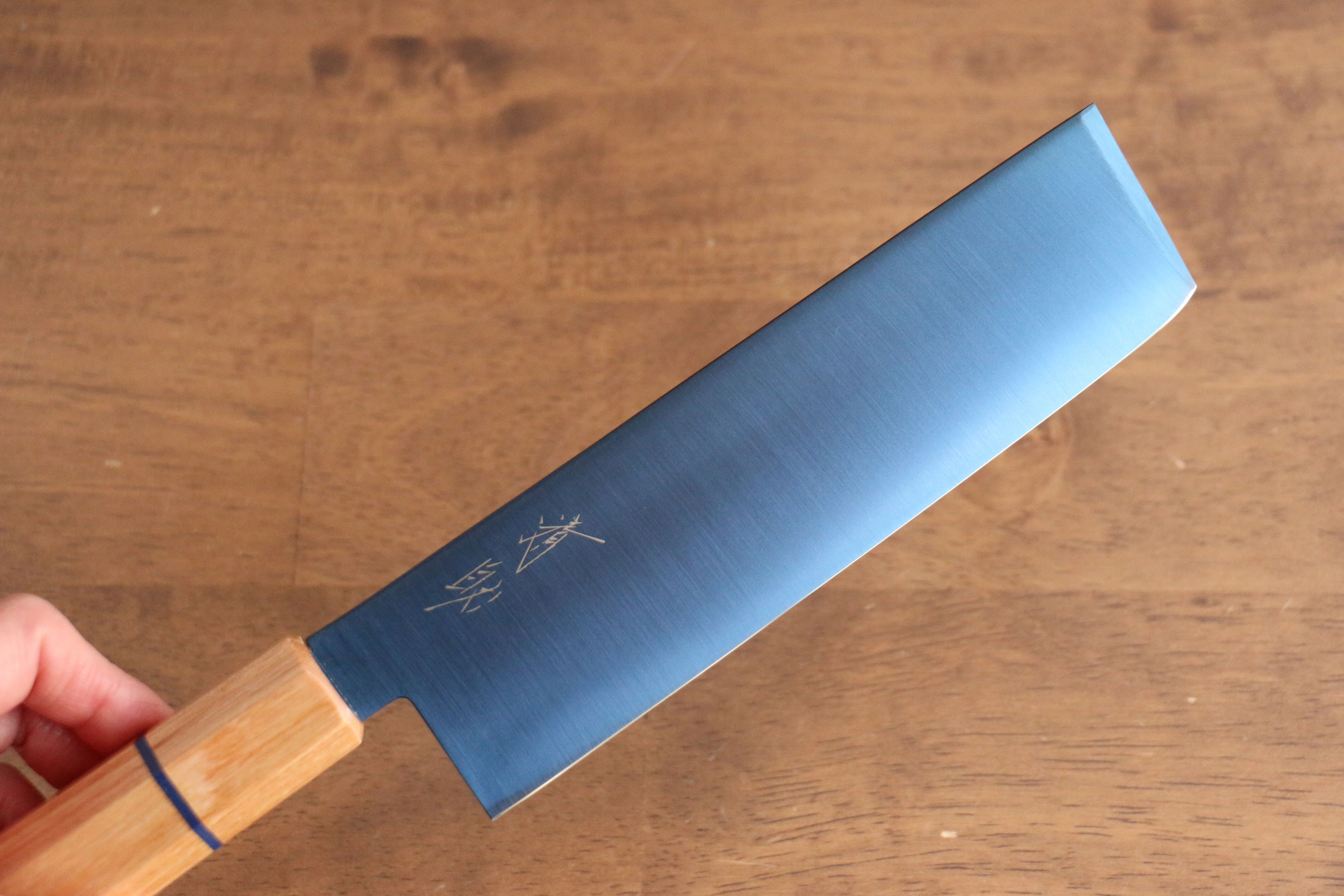 Seisuke SK-85 Ion plating Nakiri 175mm White wood Handle - Seisuke Knife