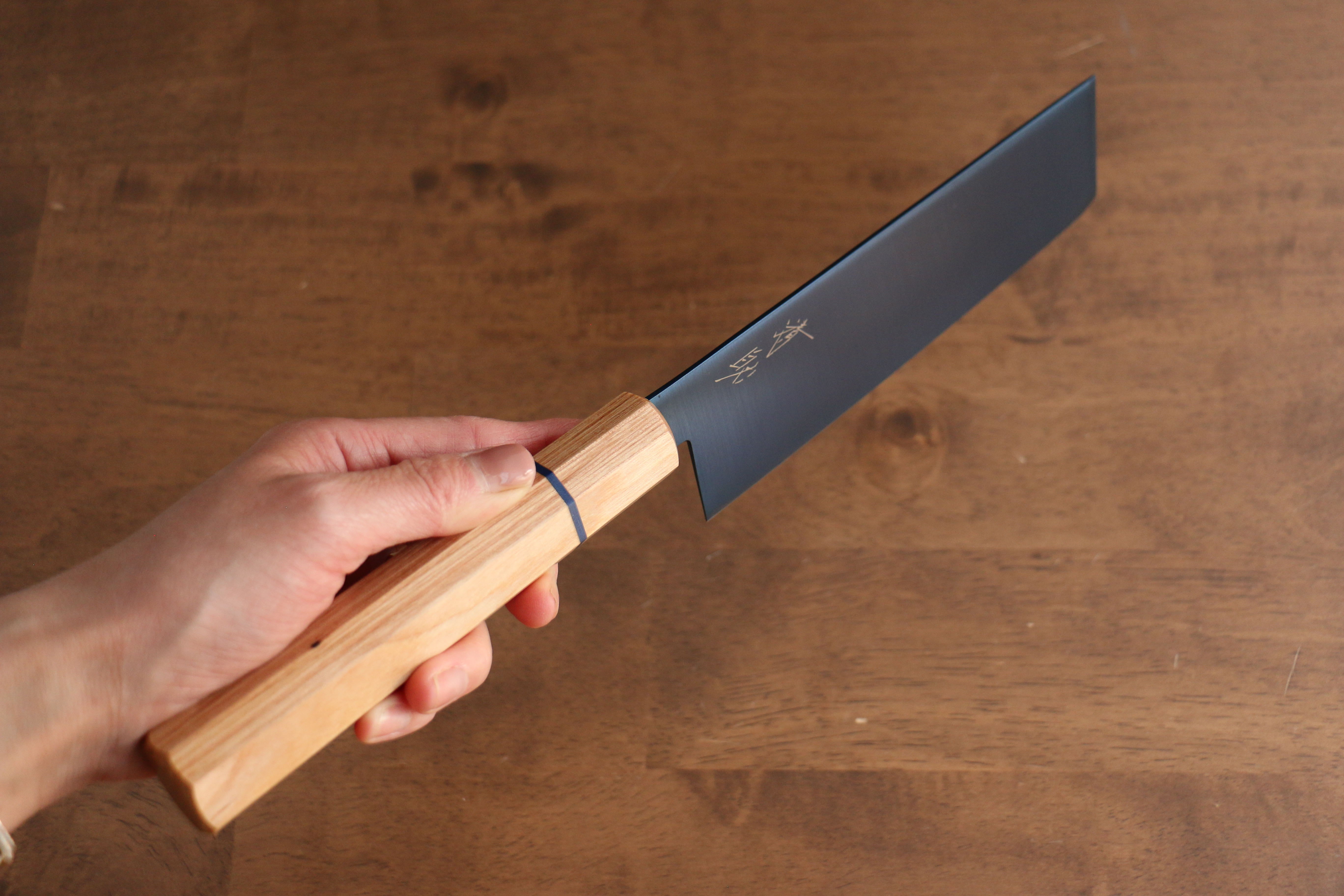 Seisuke SK-85 Ion plating Nakiri 175mm White wood Handle - Seisuke Knife