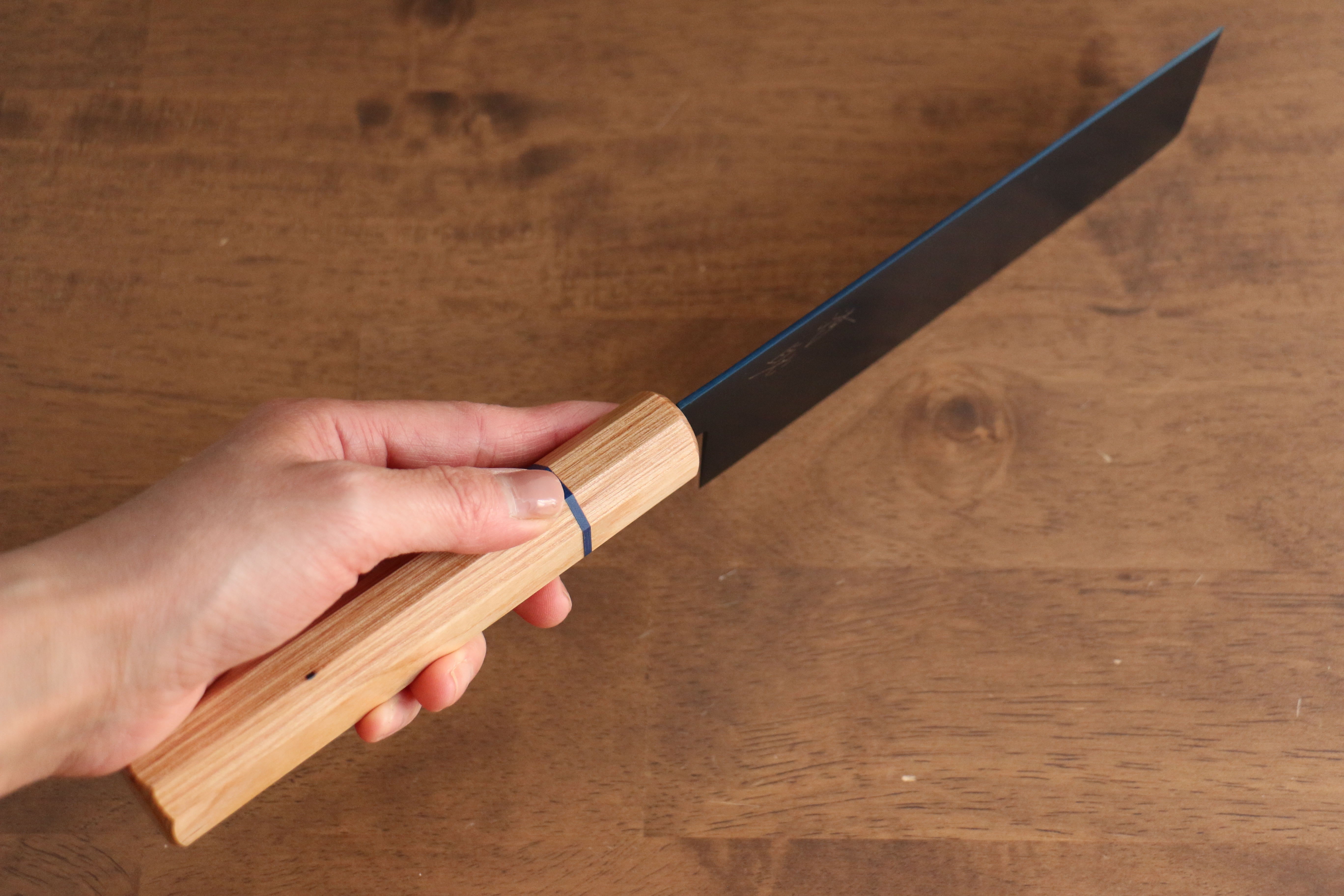 Seisuke SK-85 Ion plating Nakiri 175mm White wood Handle - Seisuke Knife