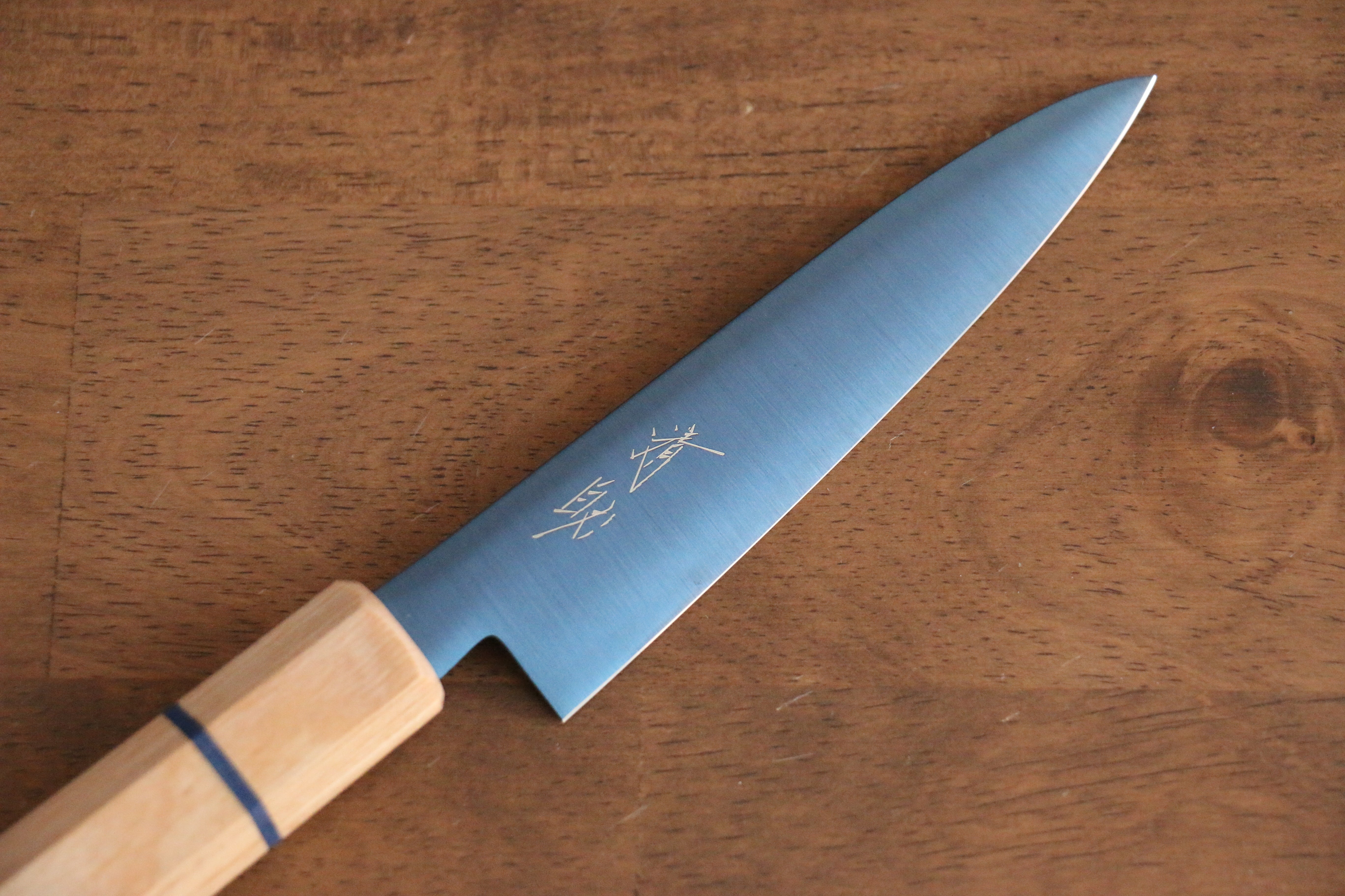 Seisuke SK-85 Ion plating Petty-Utility 120mm White Wood Handle - Seisuke Knife