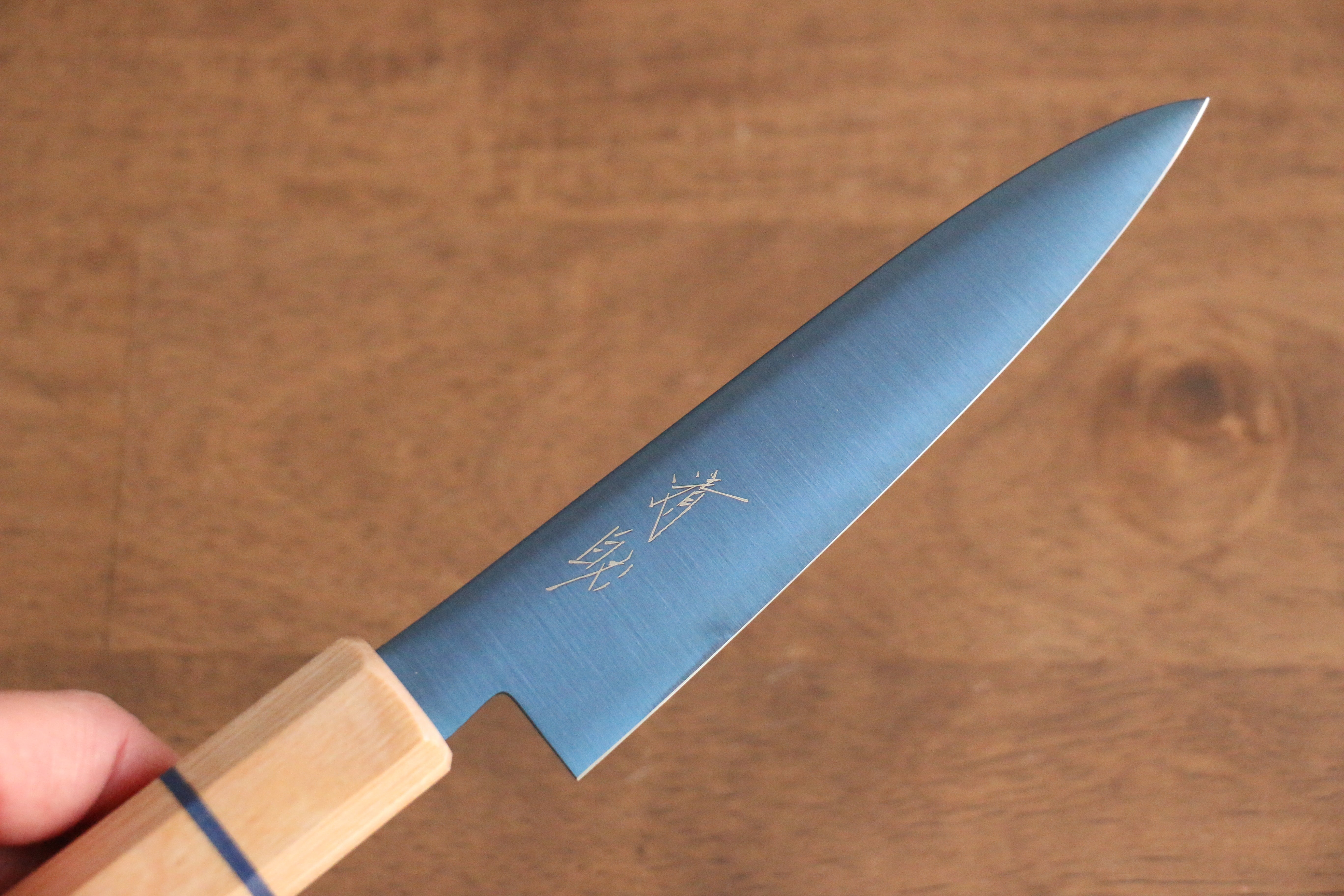 Seisuke SK-85 Ion plating Petty-Utility 120mm White Wood Handle - Seisuke Knife