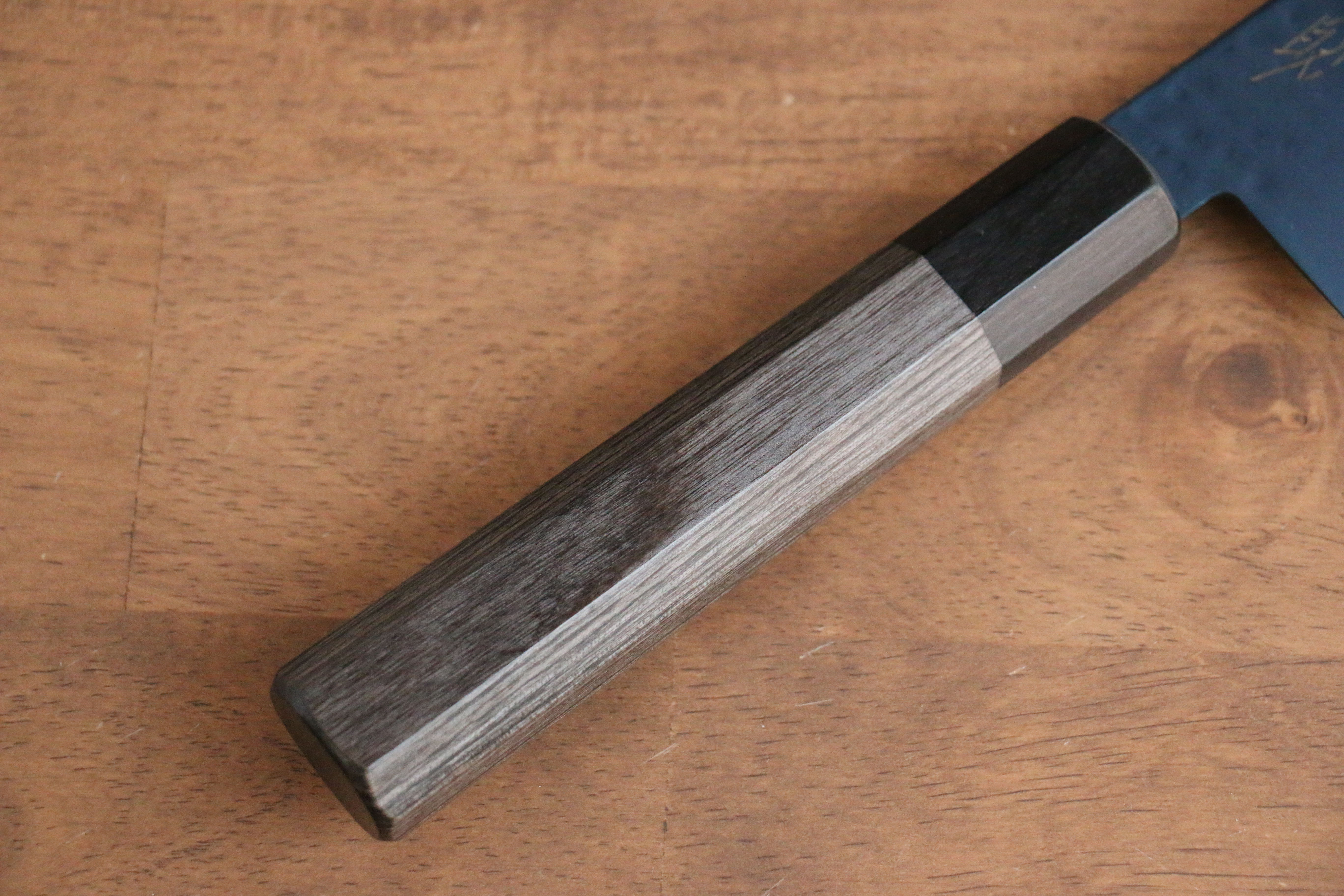 Seisuke SK-85 Ion plating Hammered Gyuto 210mm Gray Pakka wood Handle - Seisuke Knife