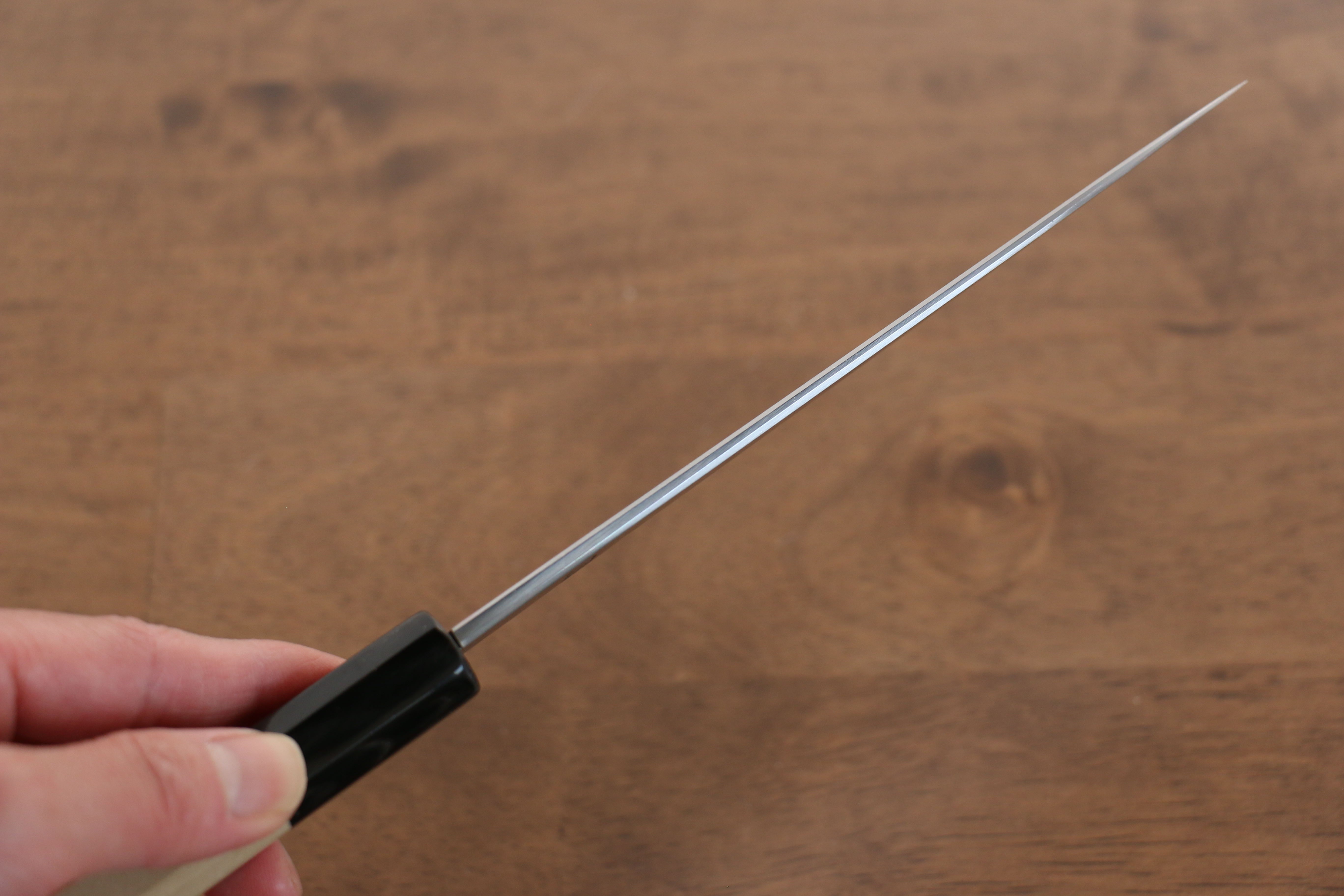 Kikuzuki Blue Steel No.1 Damascus Petty-Utility 150mm Magnolia Handle - Seisuke Knife