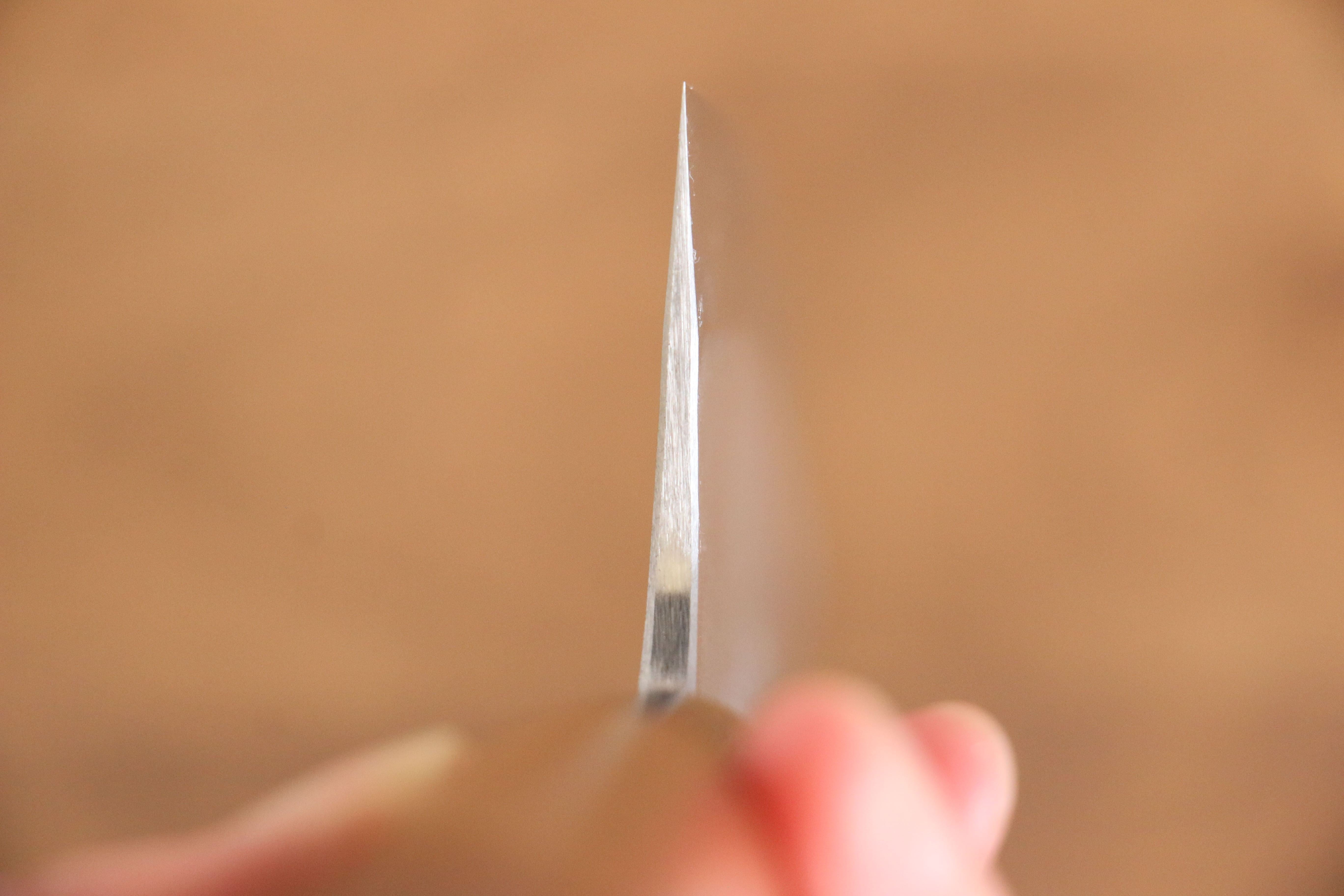 Nao Yamamoto Silver Steel No.3 Nashiji Santoku 180mm with Walnut Handle - Seisuke Knife