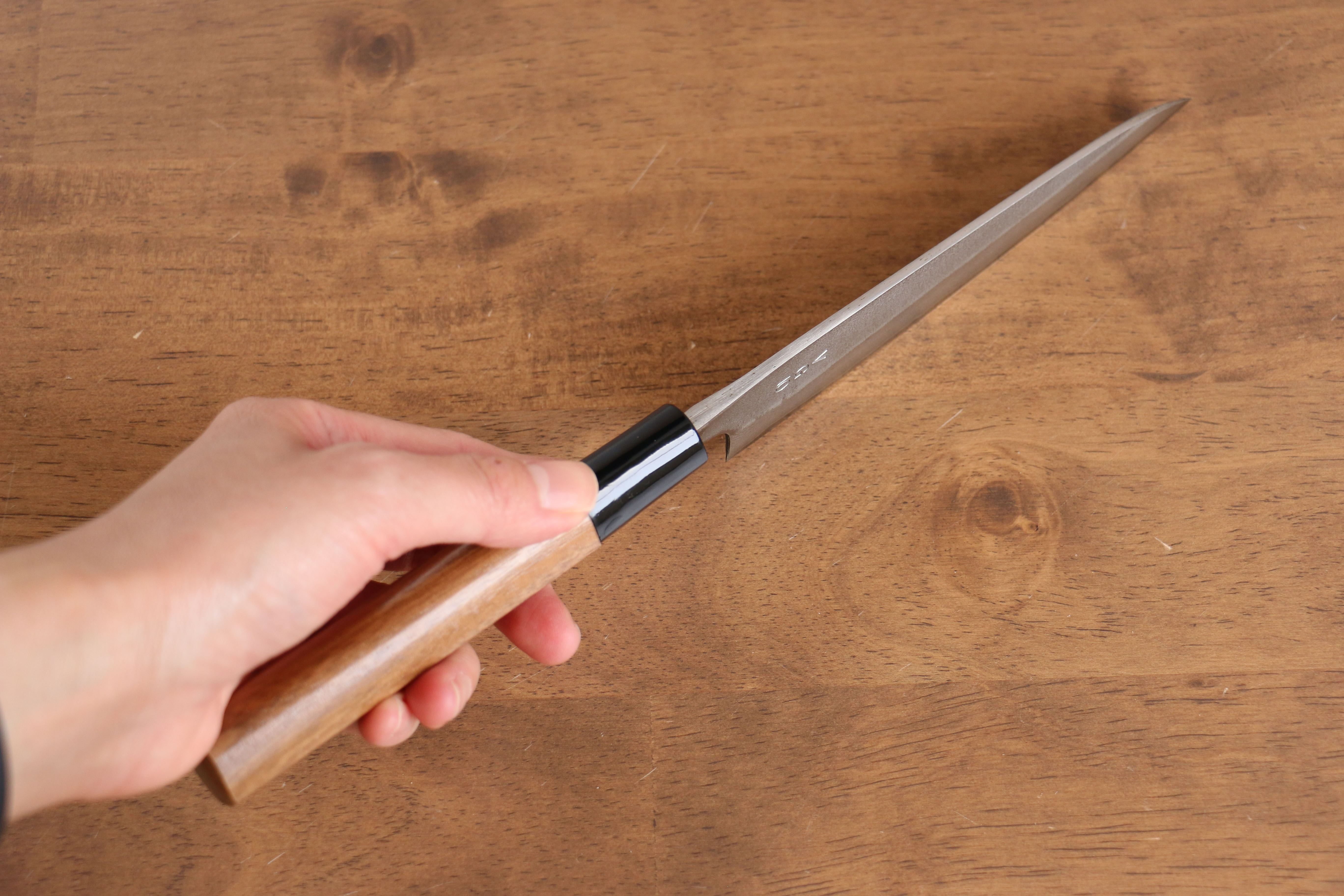 Nao Yamamoto VG10 Damascus Nashiji Petty-Utility 140mm Walnut Handle - Seisuke Knife