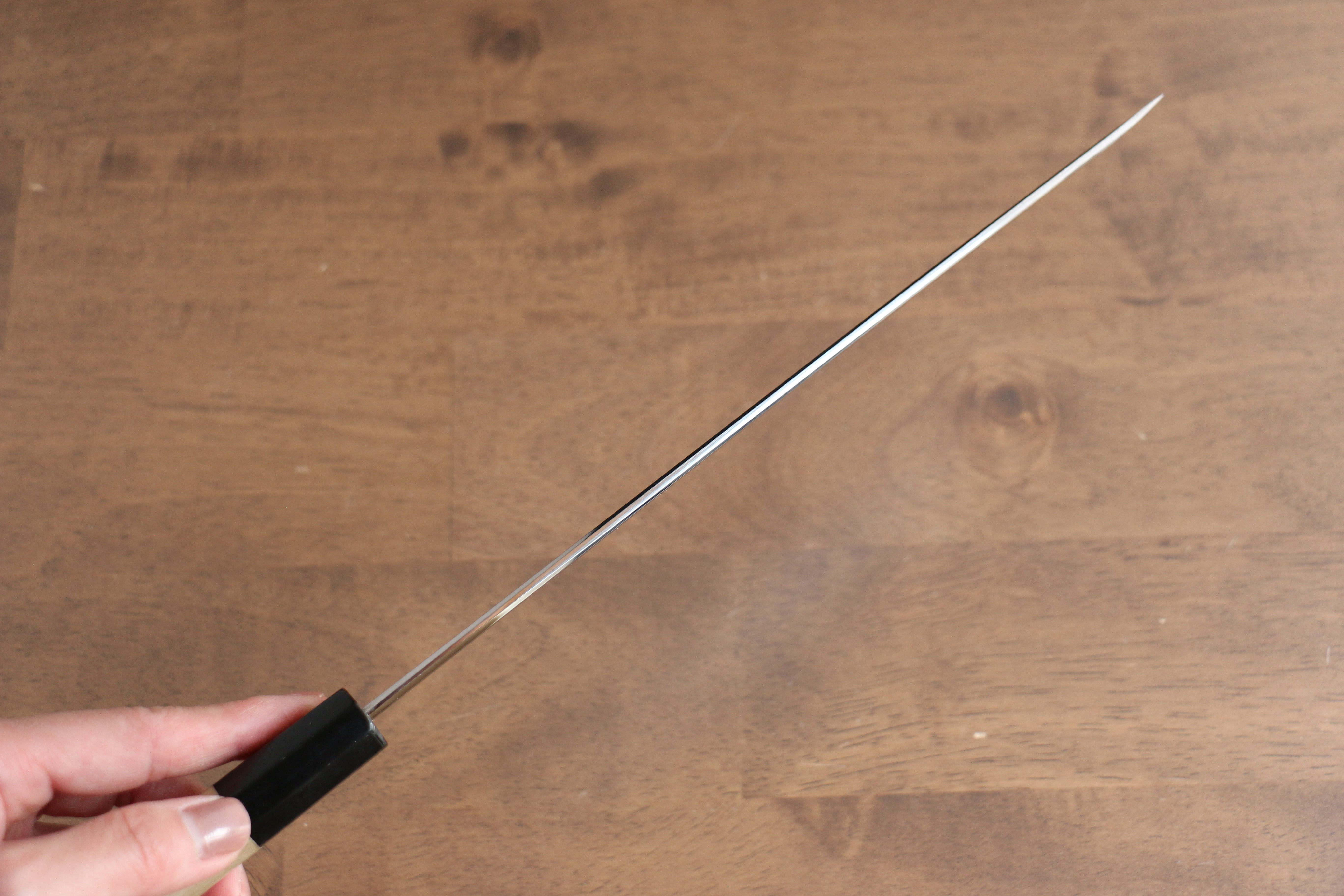 Sakai Kikumori VG10 Mirrored Finish Yanagiba 240mm Magnolia Handle - Seisuke Knife