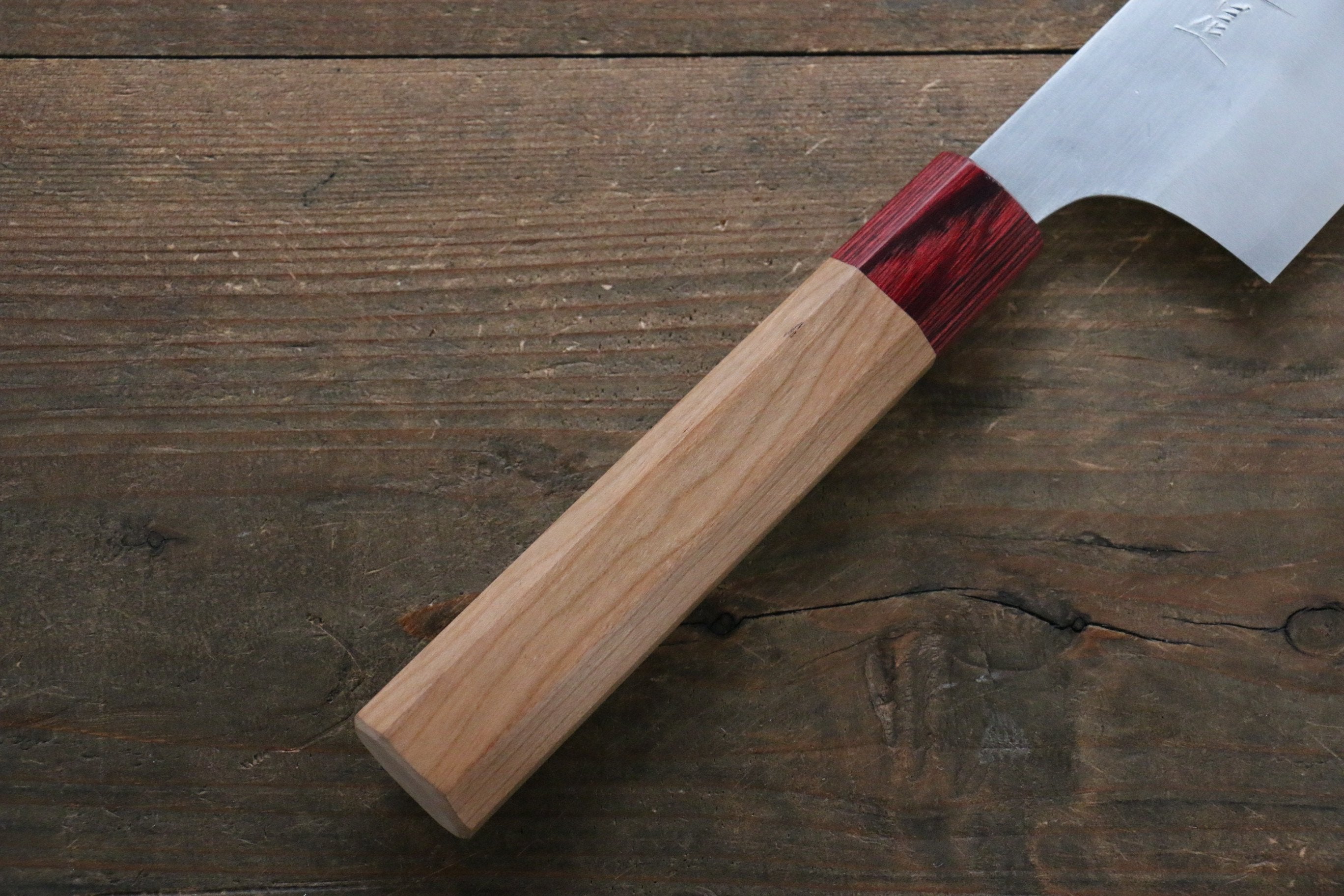Makoto Kurosaki Ryusei Blue Super Nashiji Gyuto 240mm with American Cherry Handle - Seisuke Knife