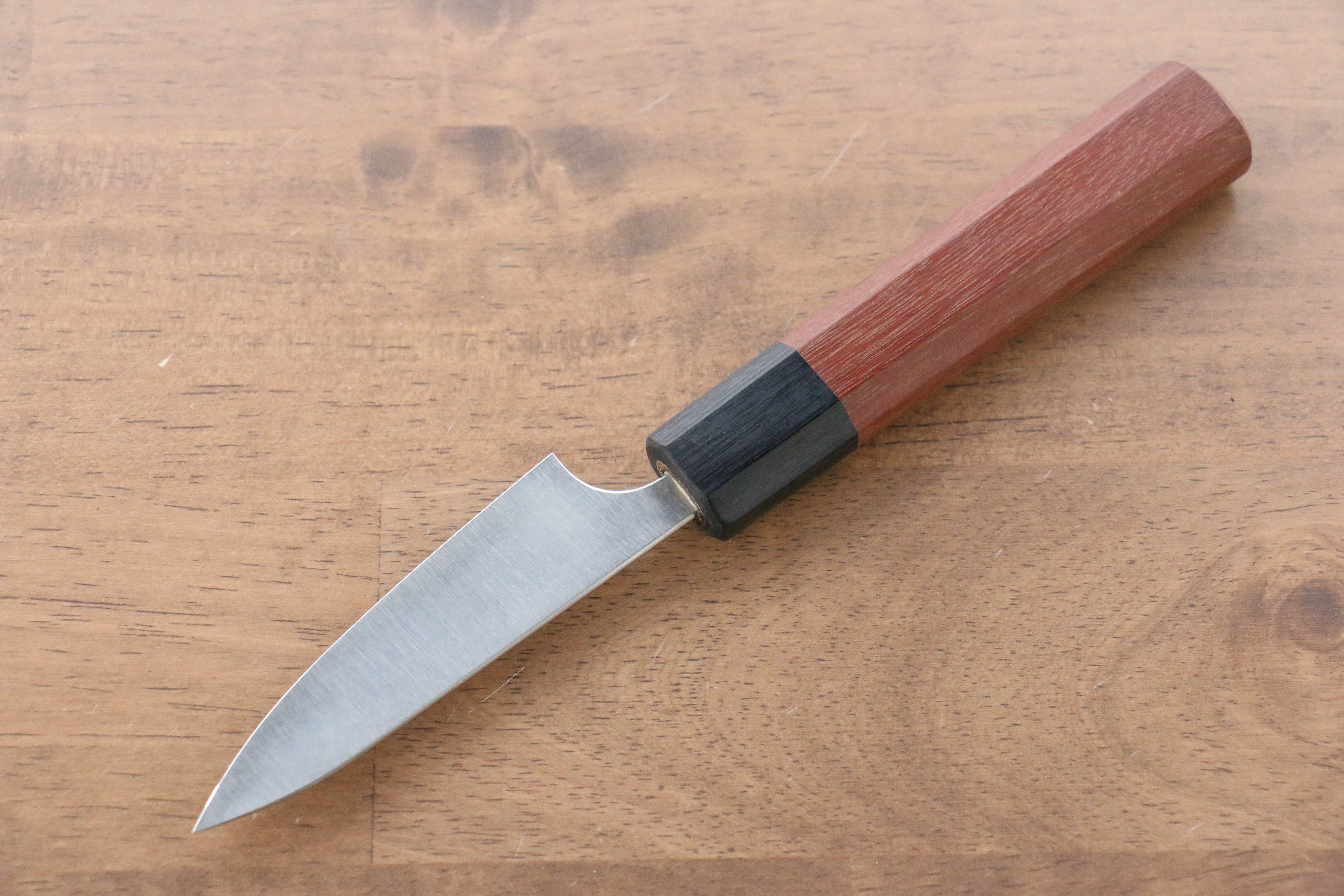 Shibata Takayuki Koutetsu Blue Super Petty-Utility 80mm Jarrah Handle - Seisuke Knife