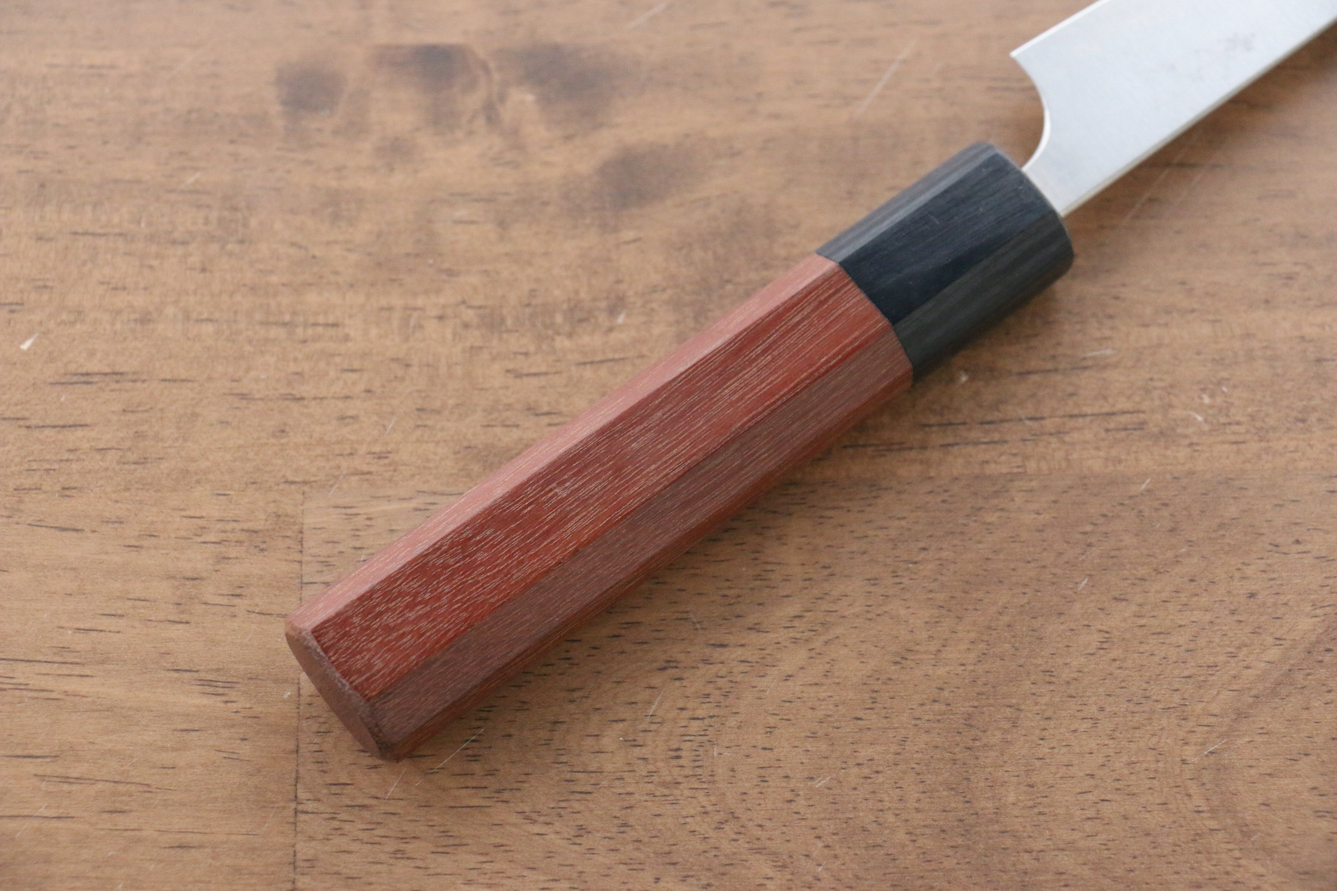 Shibata Takayuki Koutetsu Blue Super Petty-Utility 80mm Jarrah Handle - Seisuke Knife